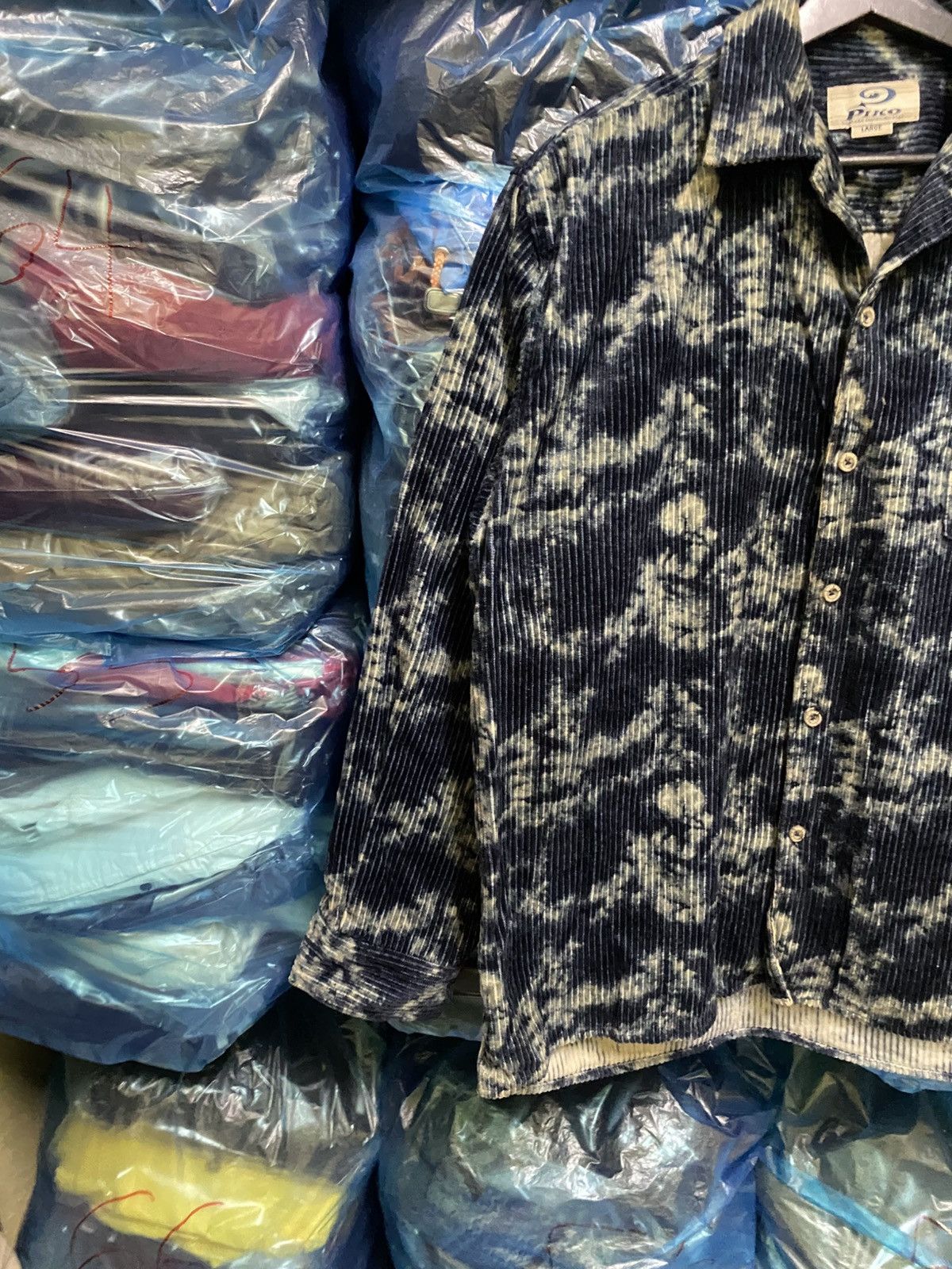 Other VINTAGE PIKO ACID WASH CORDUROY SHIRT Size US L / EU 52-54 / 3 - 5 Thumbnail