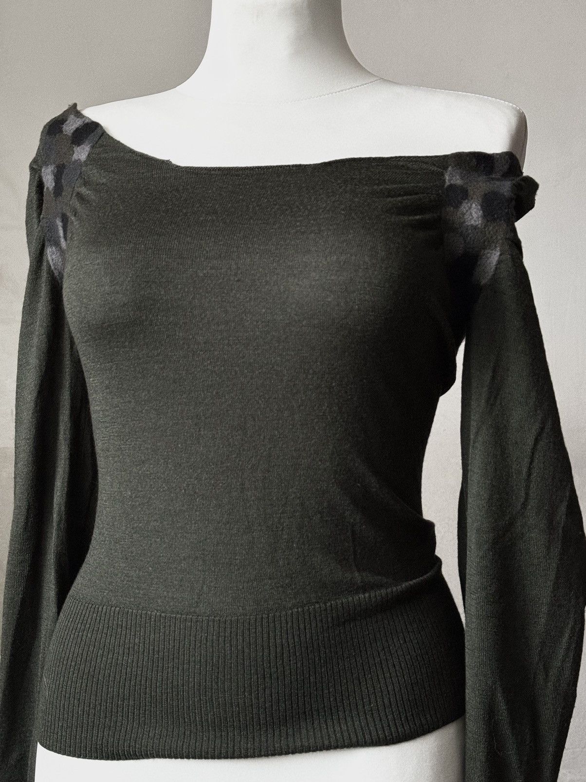 Prada Archive asymmetric Prada sweater Size S / US 4 / IT 40 - 5 Thumbnail