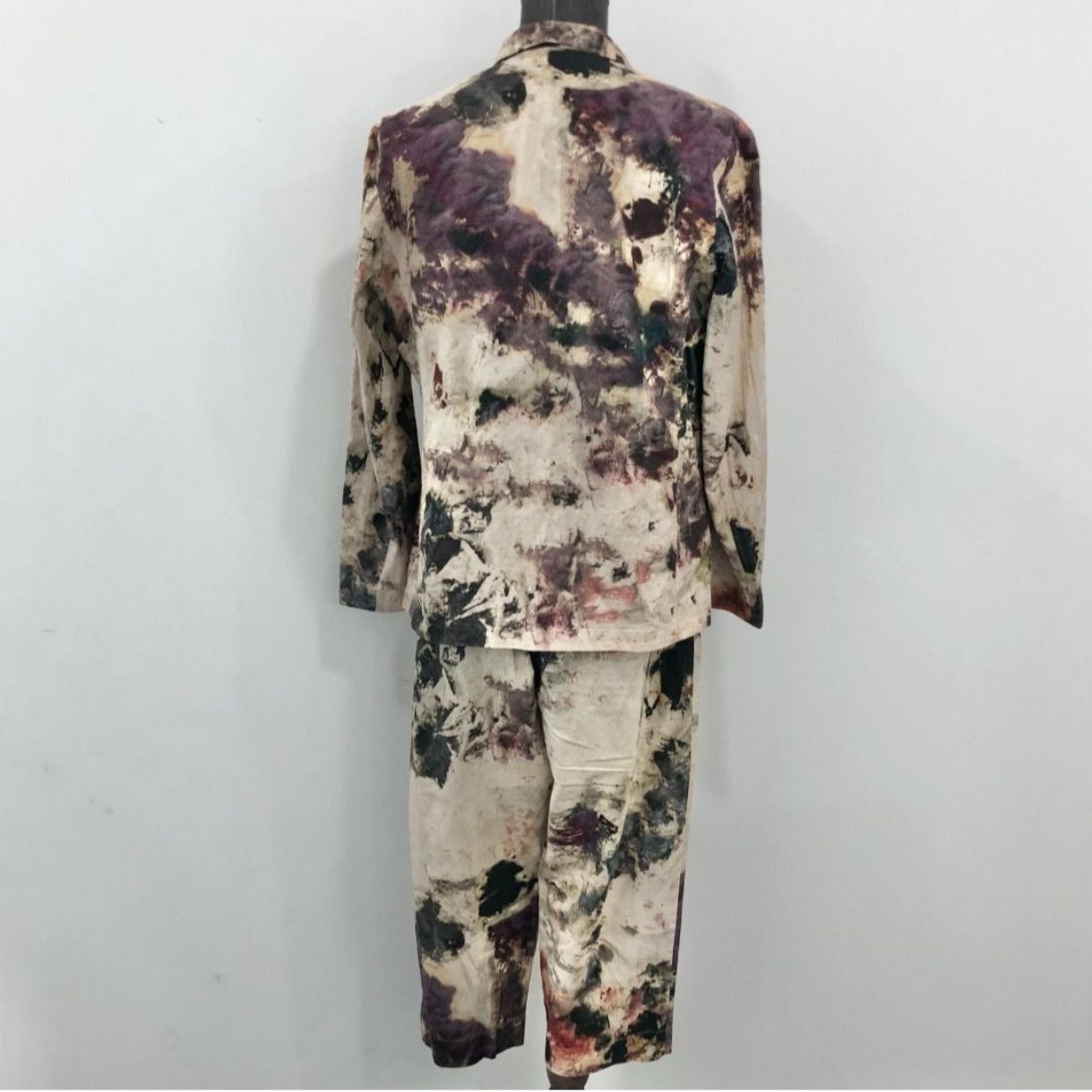 Yohji Yamamoto Yohji Yamamoto SS18 "Colorfully Highlights" Runway Suit Size 44R - 5 Thumbnail