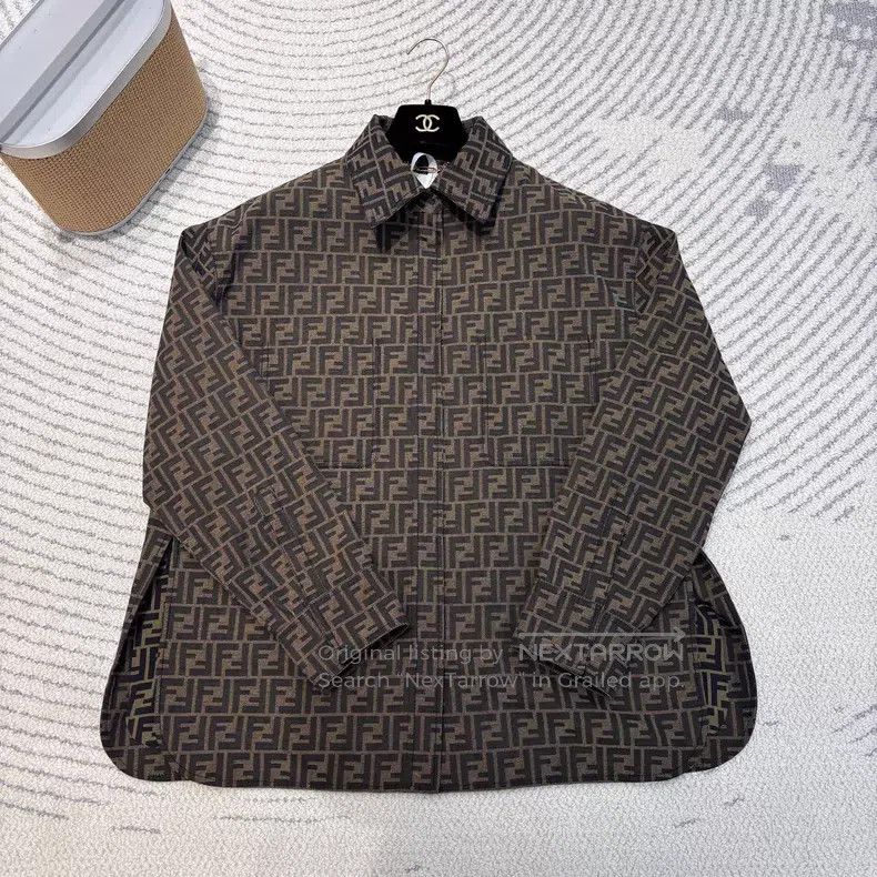 Fendi Fendi All-over Printed Shirt Jacket Size US S / EU 44-46 / 1 - 1 Thumbnail