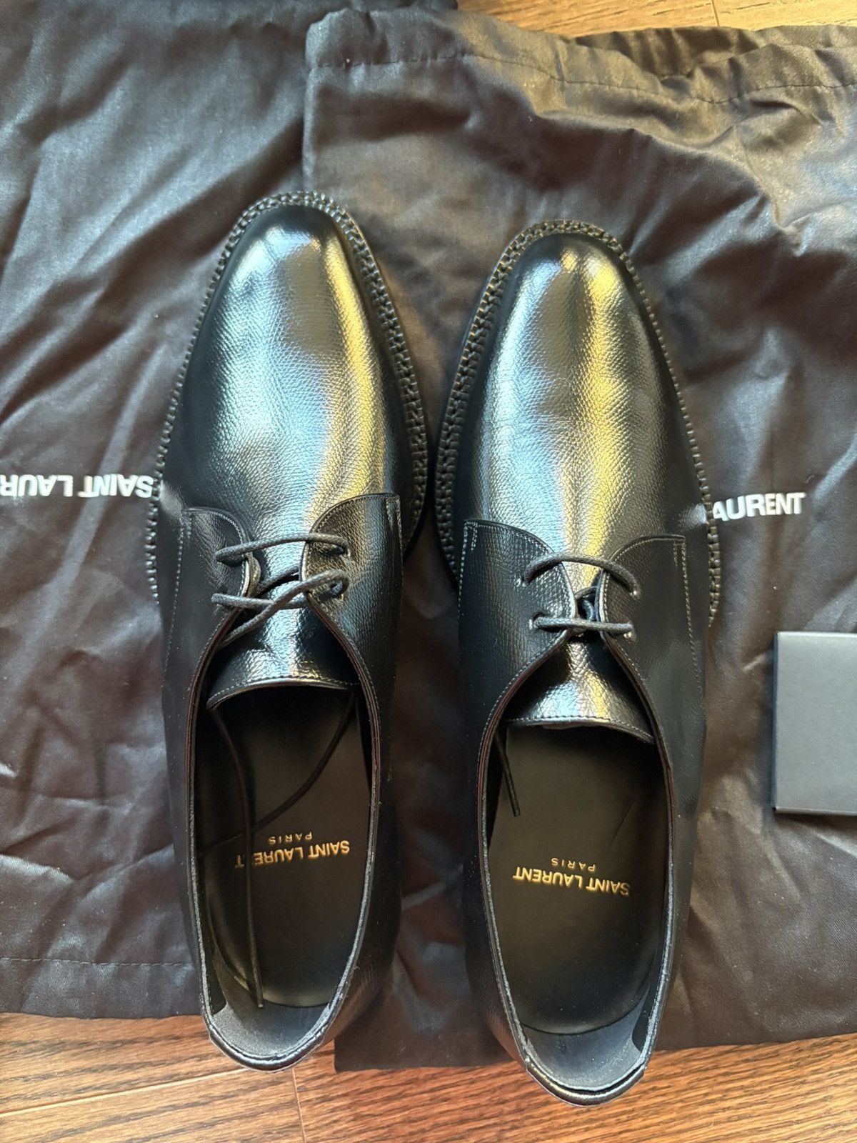 Saint Laurent Paris Saint Laurent Wyatt Derby Shoes Size US 7.5 / EU 40-41 - 5 Thumbnail
