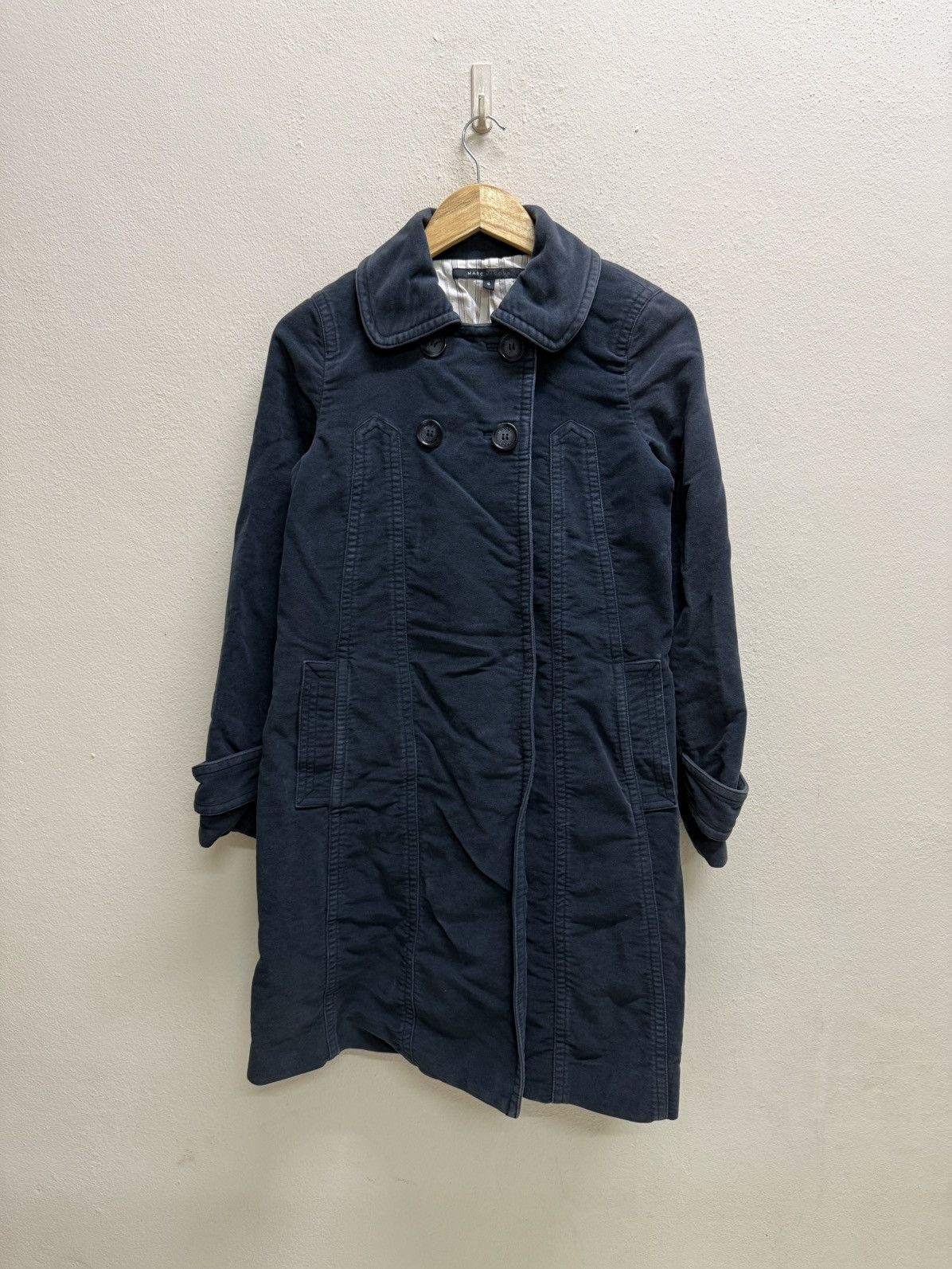 Marc Jacobs Vintage Marc Jacobs Double Breasted Long Coat Jacket Size S / US 4 / IT 40 - 20 Thumbnail