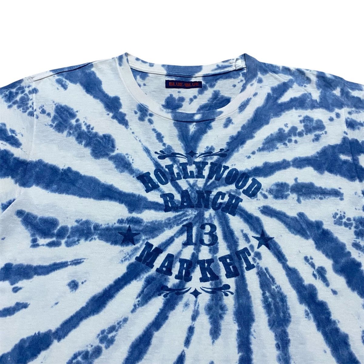 Blue Blue Japan Rare‼️🔥Vintage Blue Blue Tie Dye Single Stitch T-Shirt Size US S / EU 44-46 / 1 - 3 Thumbnail