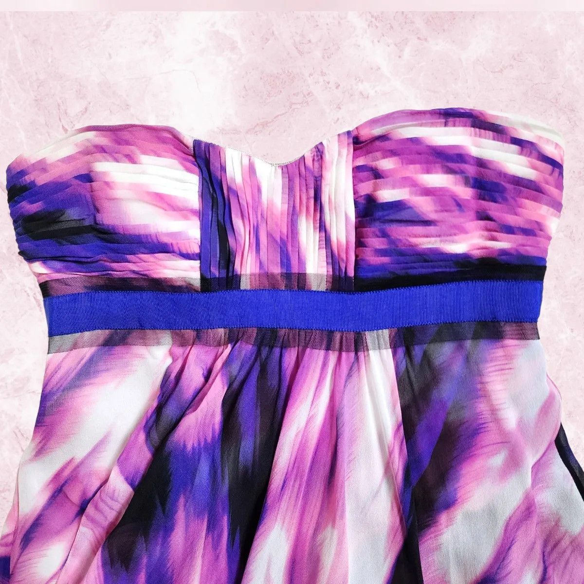Bcbgmaxazria BCBG Silk Strapless Runway Dress -FASHIONELLA Size S / US 4 / IT 40 - 4 Thumbnail