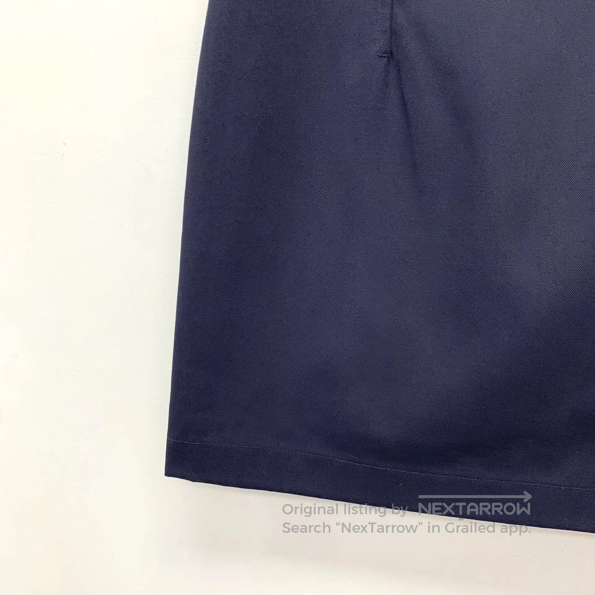 Hermes Hermes Dark Blue Bell Chain Cotton Casual Skirt| Size 35" - 4 Thumbnail