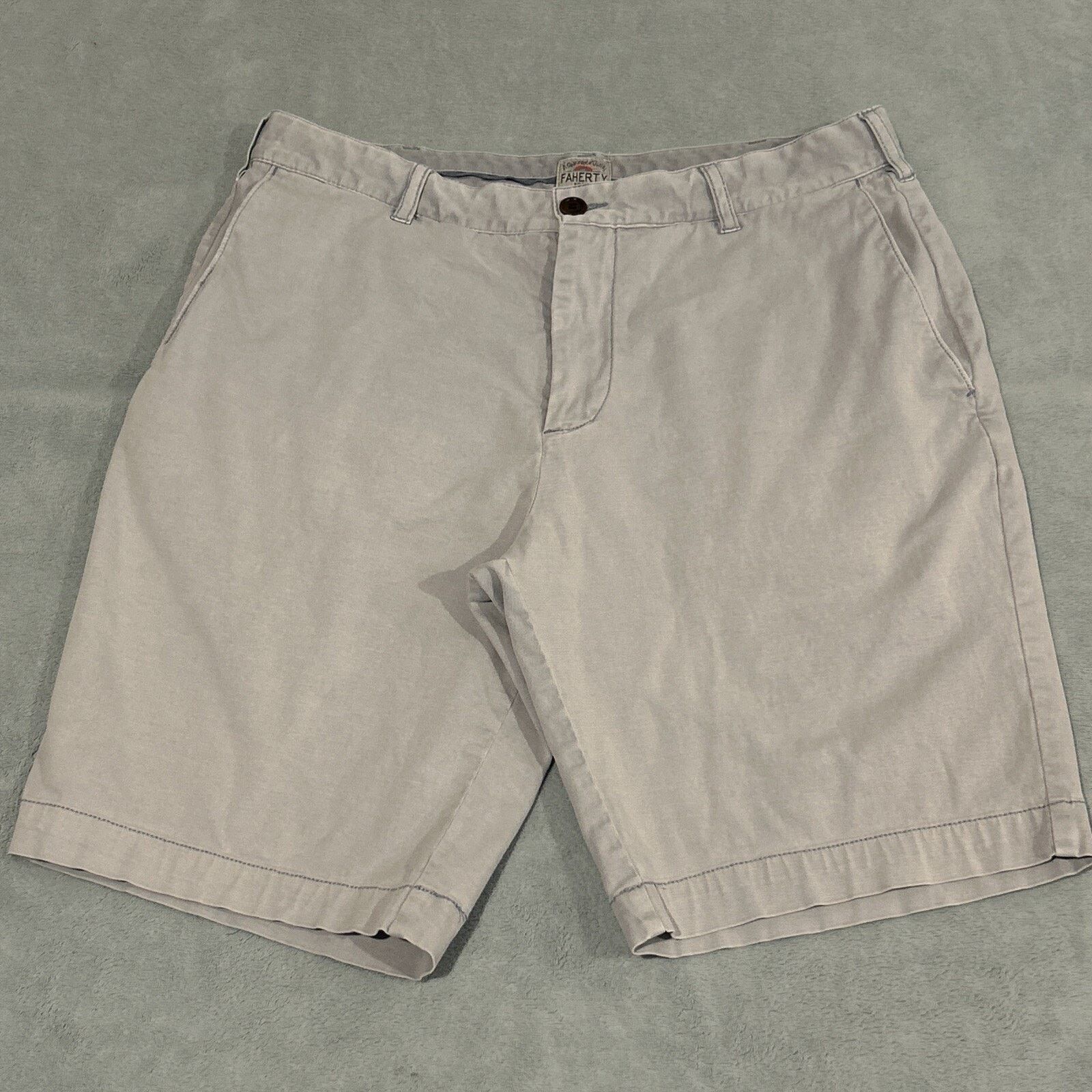 Faherty Faherty Shorts Mens 32x9 Cotton Casual Formal Light Wash Size US 32 / EU 48 - 1 Thumbnail