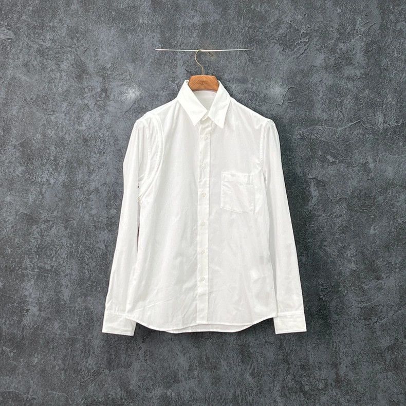Yohji Yamamoto YOHJI YAMAMOTO Cotton Long Sleeve Shirt - dmc Size US XS / EU 42 / 0 - 1 Thumbnail