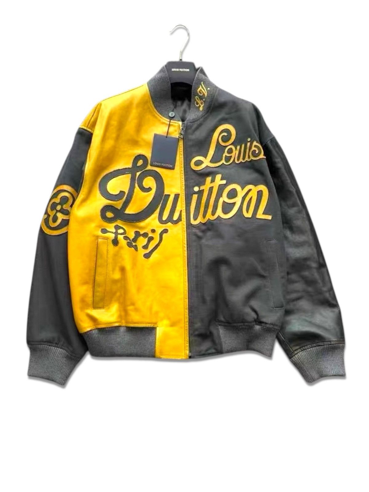 Louis Vuitton Louis Vuitton 54 Mix Canvas Leather Bomber Jacket Size US L / EU 52-54 / 3 - 1 Thumbnail