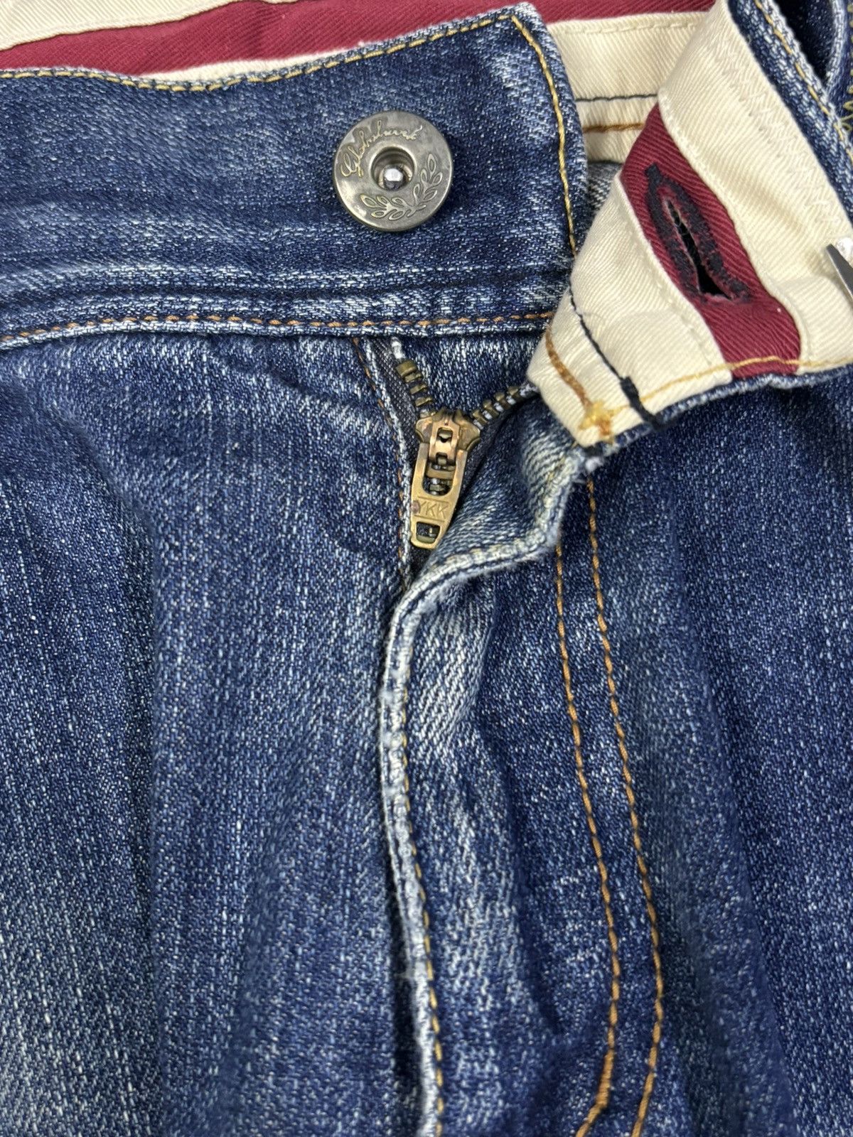 Global Work Japanese Brand Global Work Mud Wash Distressed Grunge Jeans Size US 33 - 17 Thumbnail