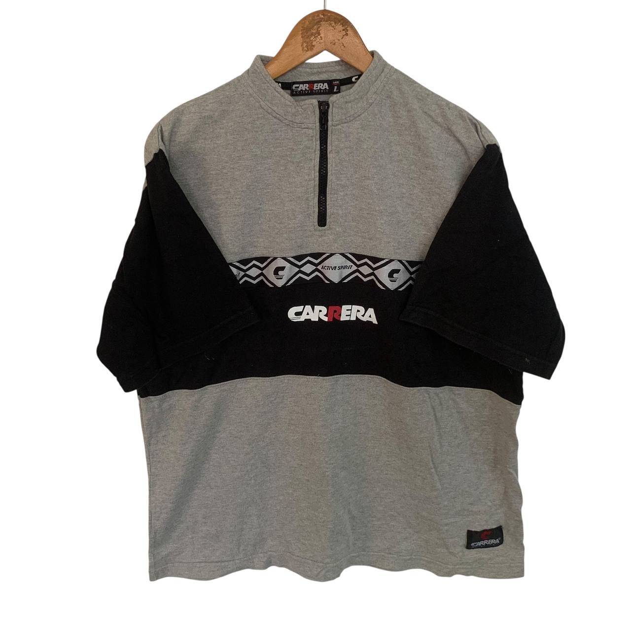 Carrera Vintage Carrera Jumper Half Zip Sweatshirt Rare 90s Size US L / EU 52-54 / 3 - 1 Thumbnail