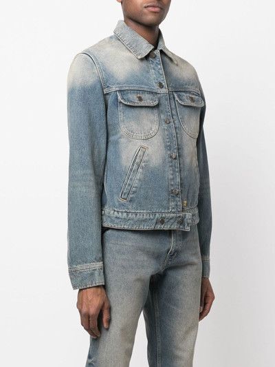 Courreges o1mle0824 Poches Rondes Denim Jacket in Light Blue Size XS / US 0-2 / IT 36-38 - 2 Thumbnail
