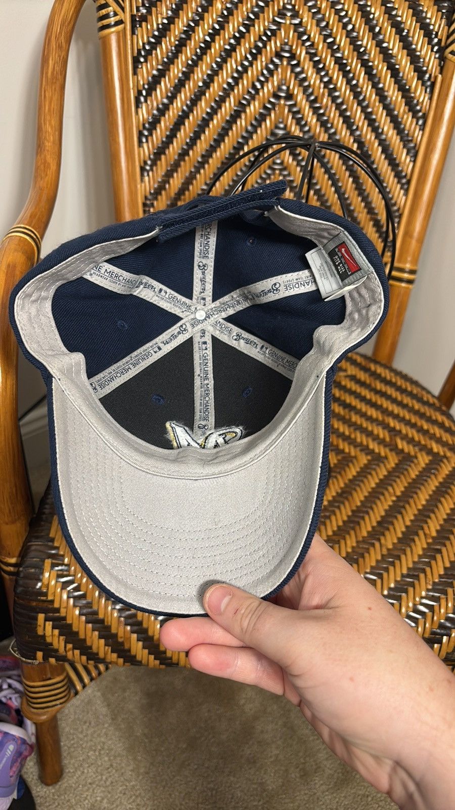 Nike Vintage Nike Milwaukee Brewers Hat Size ONE SIZE - 5 Thumbnail
