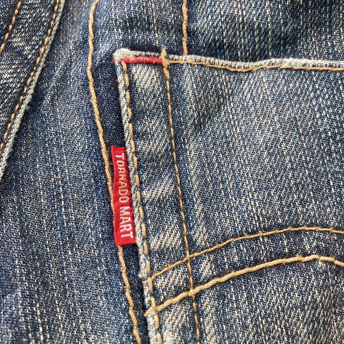 Tornado Mart TORNADO MART TWISTED FLARED LOW RISE BOOTCUTS DENIM Size US 33 - 12 Thumbnail