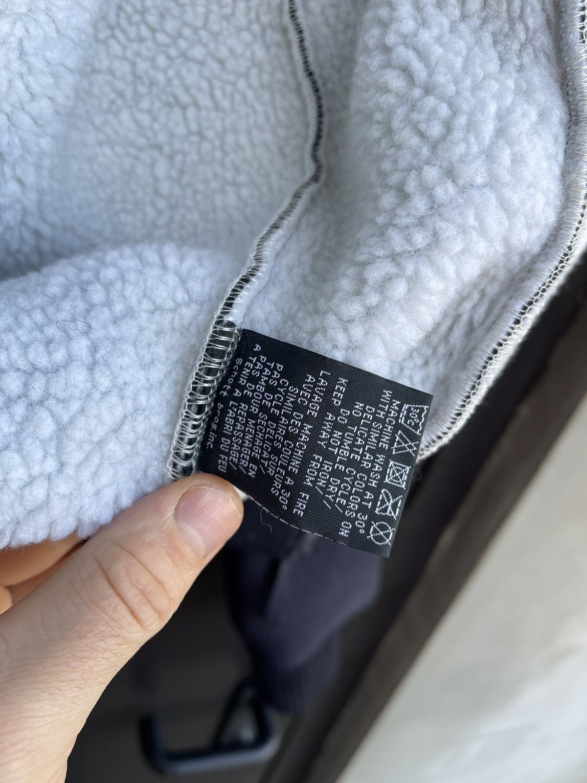 Schott Schott NYC Hoodie Full zip Sherpa Teddy Lined Fleece Jacket Size US L / EU 52-54 / 3 - 14 Thumbnail