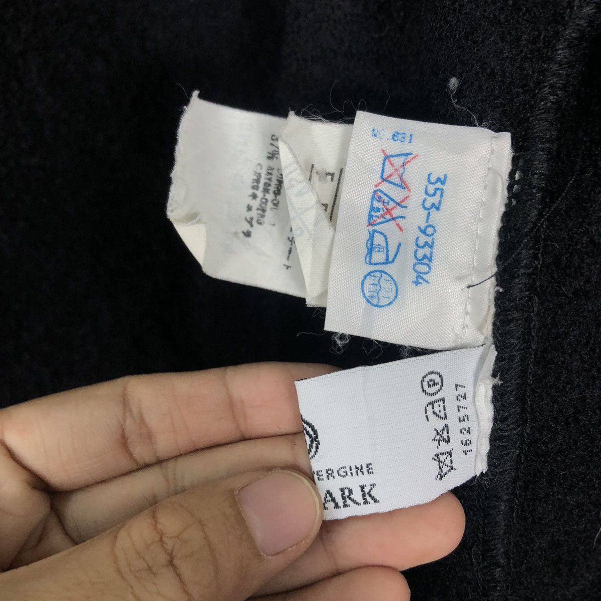 Vintage 🔥90’s Long Wool Jacket Herringbone Borgofiori Made in Italy Size US M / EU 48-50 / 2 - 14 Thumbnail