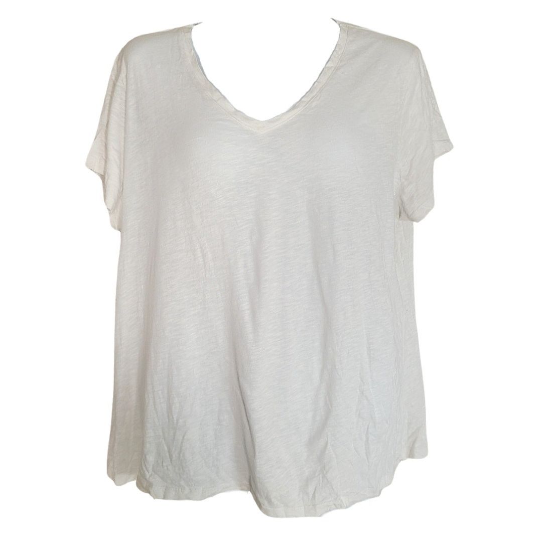 Eddie Bauer Eddie Bauer white v neck tshirt size 2xl Size XXL / US 16-18 / IT 52-54 - 8 Thumbnail