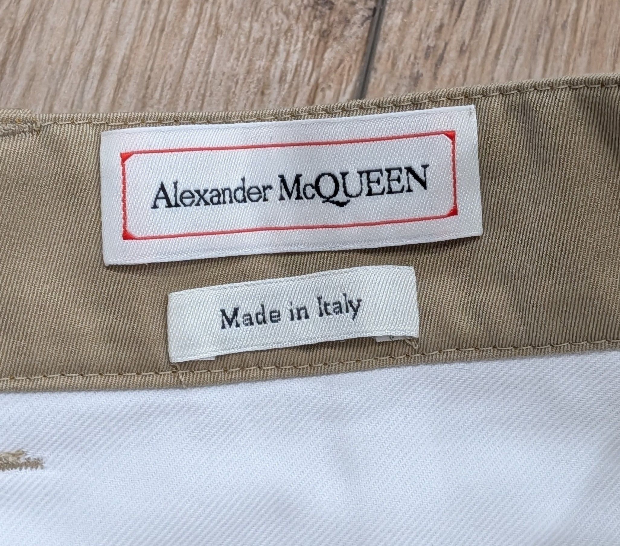 Alexander McQueen Alexander McQueen Cotton Cargo Shorts Beige 48 US 32 Size US 32 / EU 48 - 5 Thumbnail