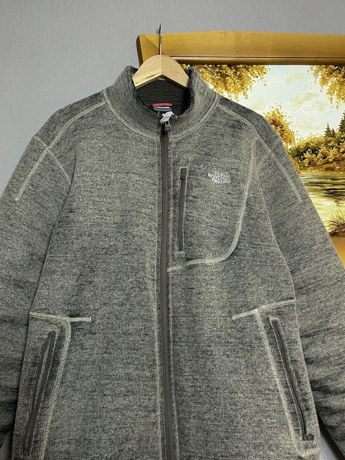 The North Face Crazy The North Face TNF Wool Fleece Jacket Size US XL / EU 56 / 4 - 6 Thumbnail