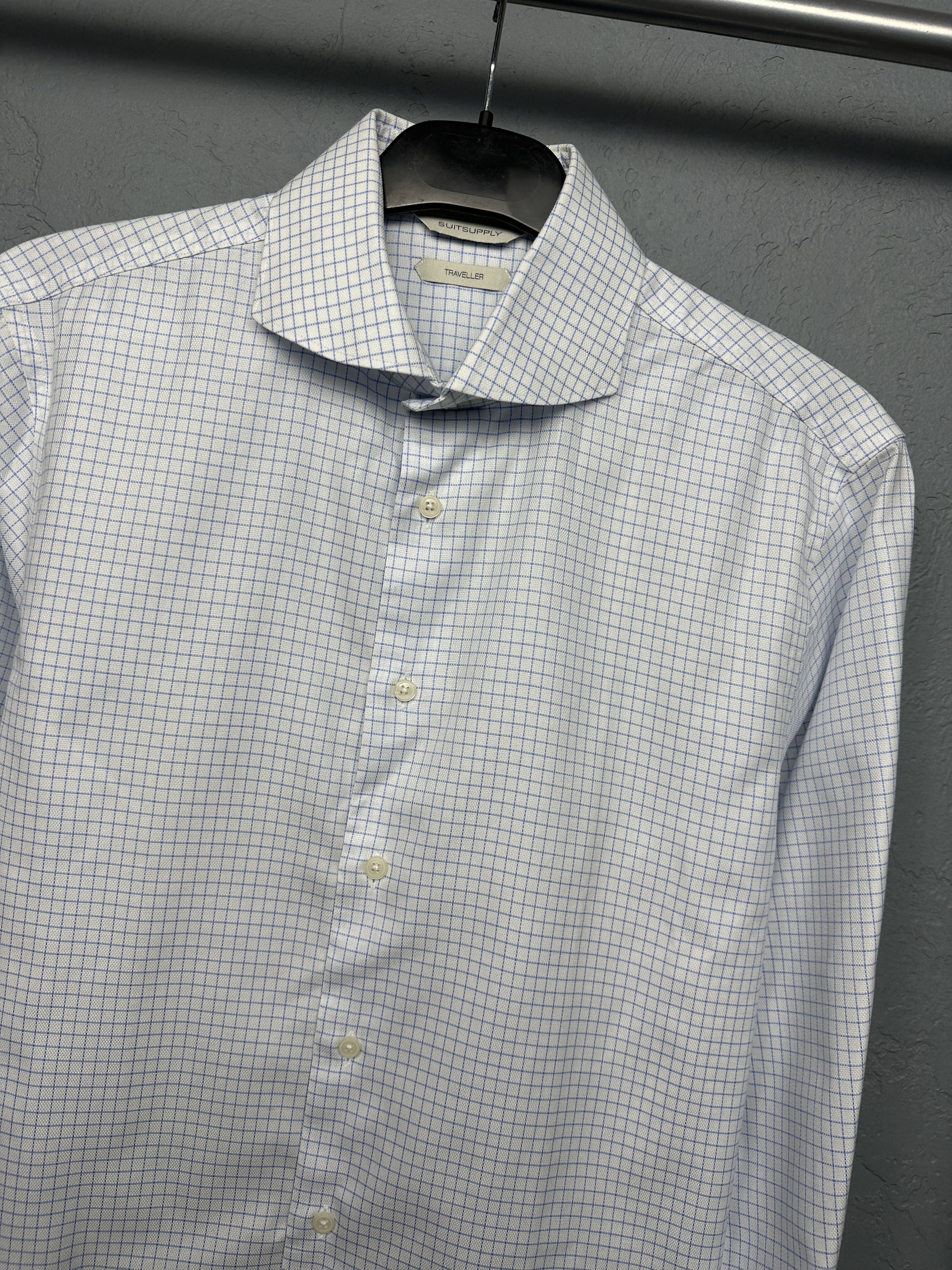 Suitsupply Suitsupply Mens Long Sleeve Shirt Size US S / EU 44-46 / 1 - 2 Thumbnail