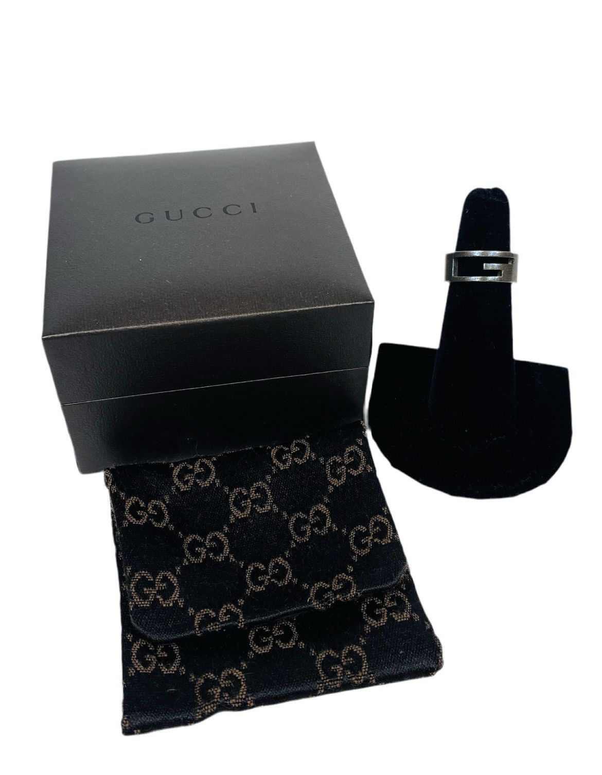 Gucci Gucci .925 Silver G Ring Size IT 8 Size ONE SIZE - 1 Thumbnail