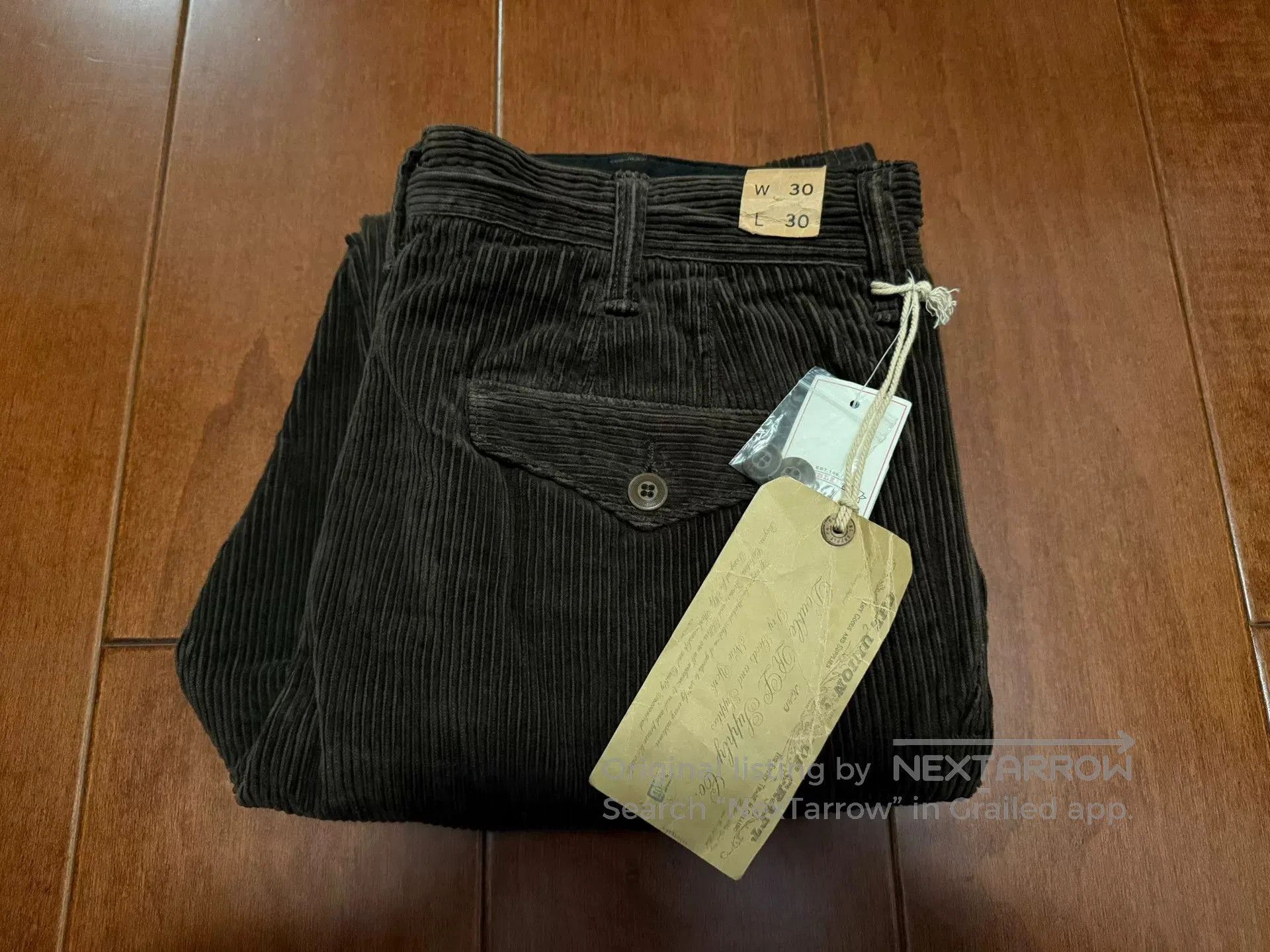 RRL Ralph Lauren RRL Corduroy Work Pants Kimura Style. Size US 30 / EU 46 - 2 Thumbnail
