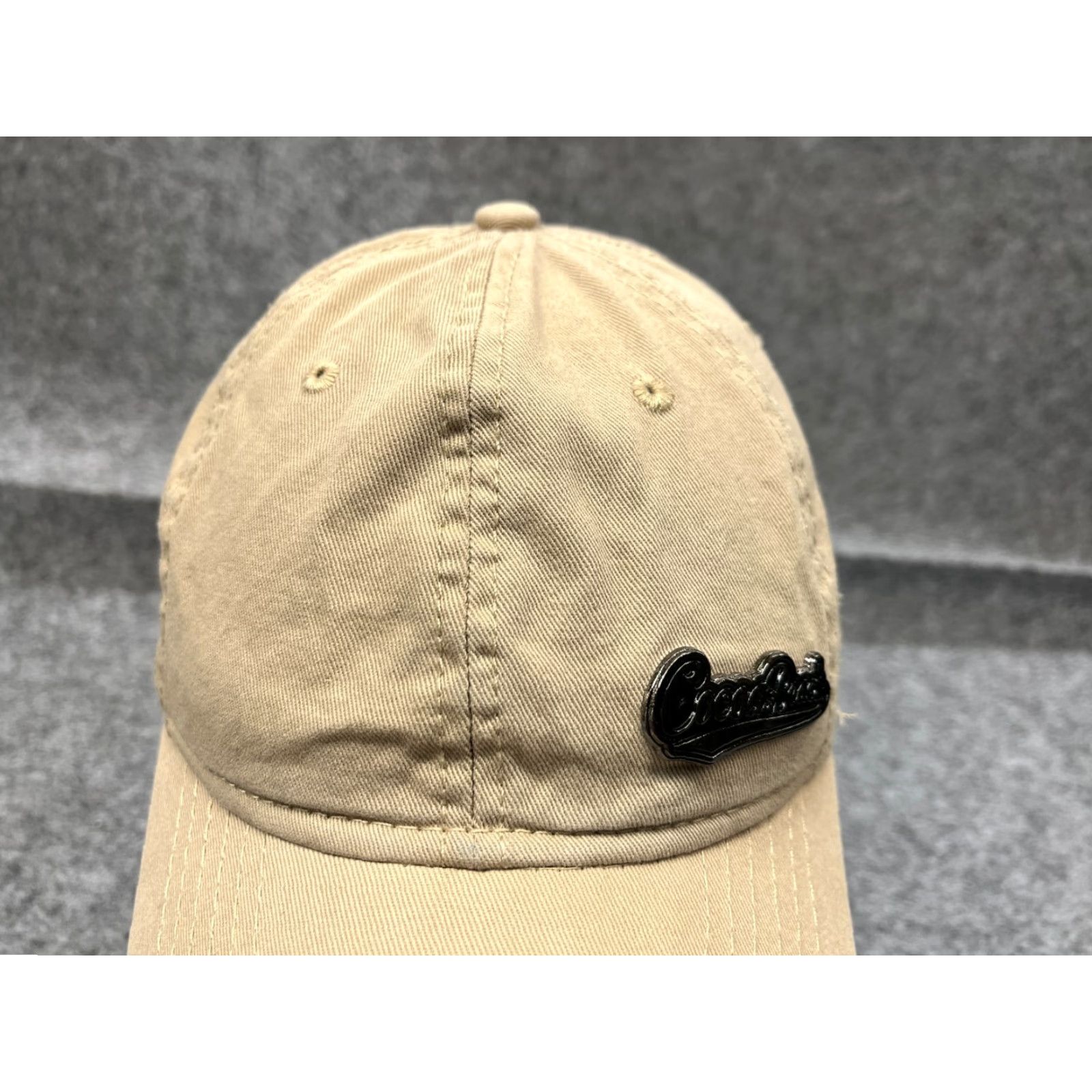 Vintage Essencial Hat Cap Strap Back Adult One Size Beige 100% Cotton Beach Hat/Cap Casual Beach Size ONE SIZE - 2 Thumbnail