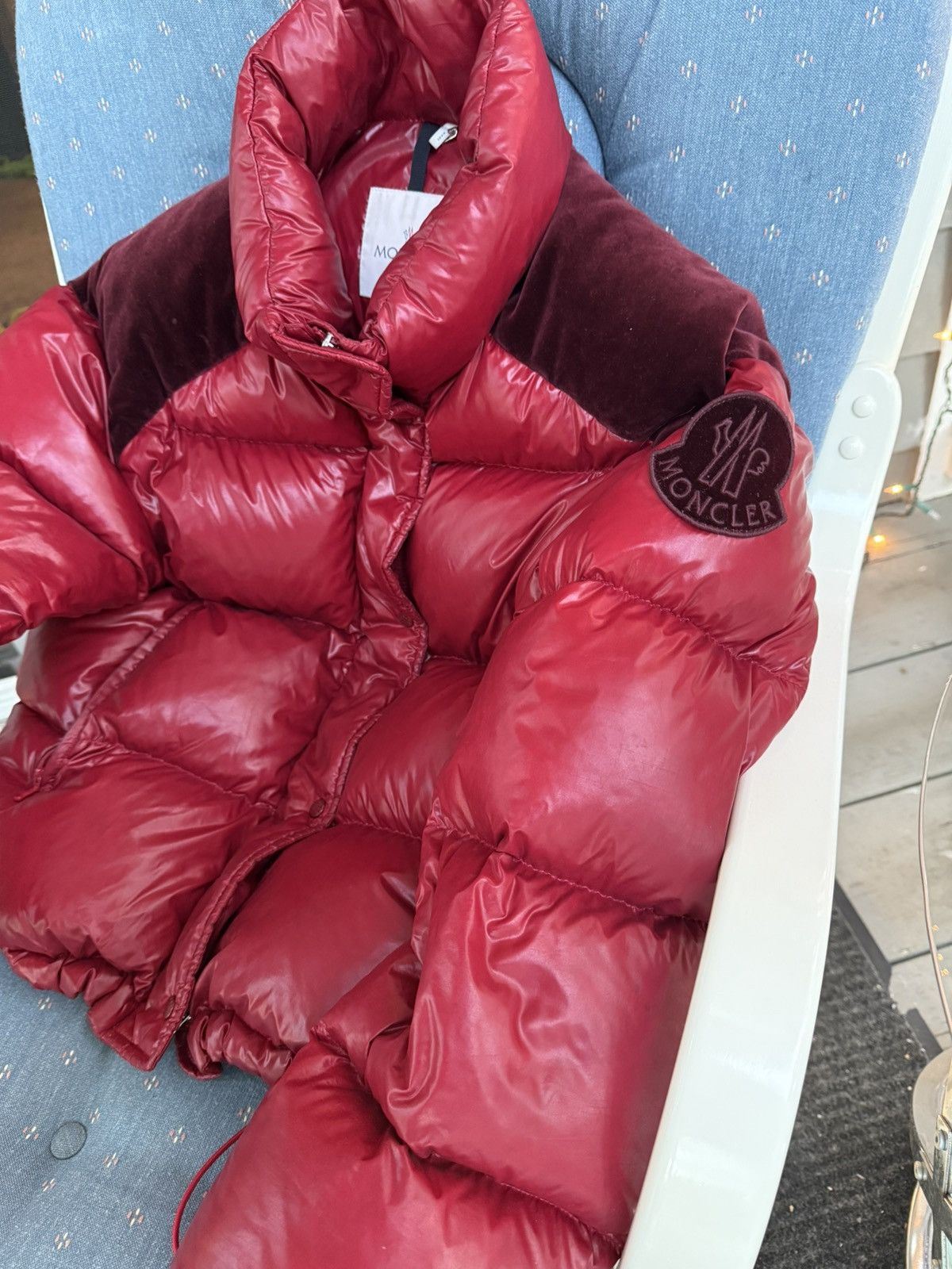 Moncler Moncler down jacket chouette puffer woman Size M / US 6-8 / IT 42-44 - 2 Thumbnail
