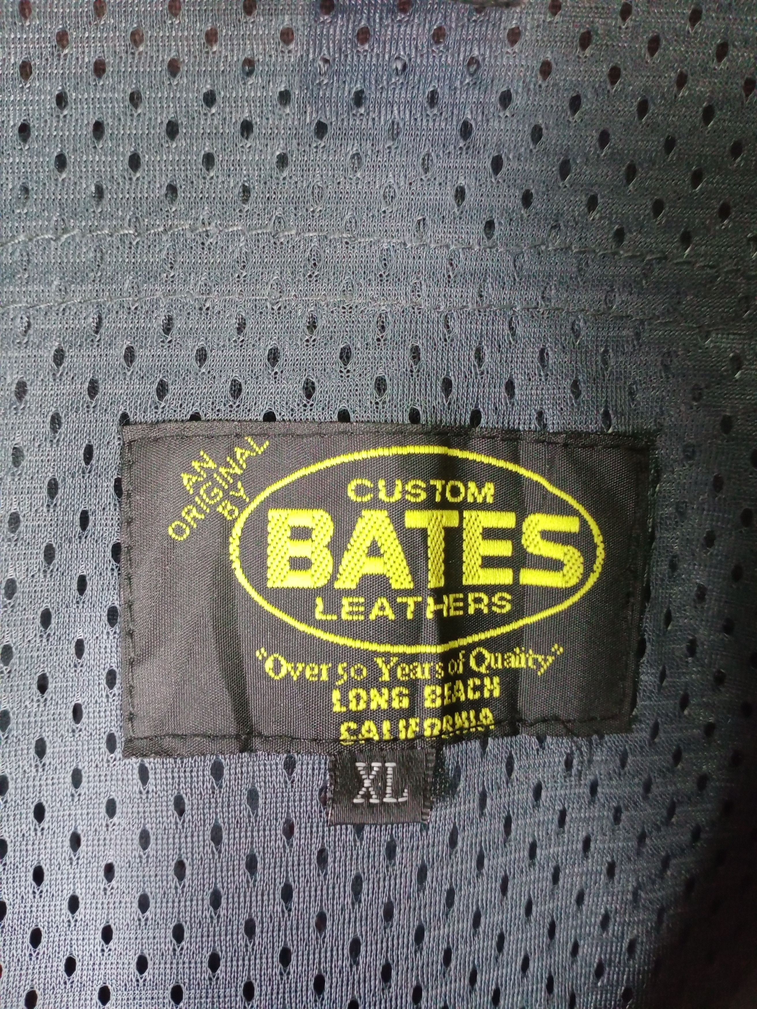 Bates Hats Custom Bates Leather Long Beach California Biker Jacket Size US XL / EU 56 / 4 - 17 Thumbnail