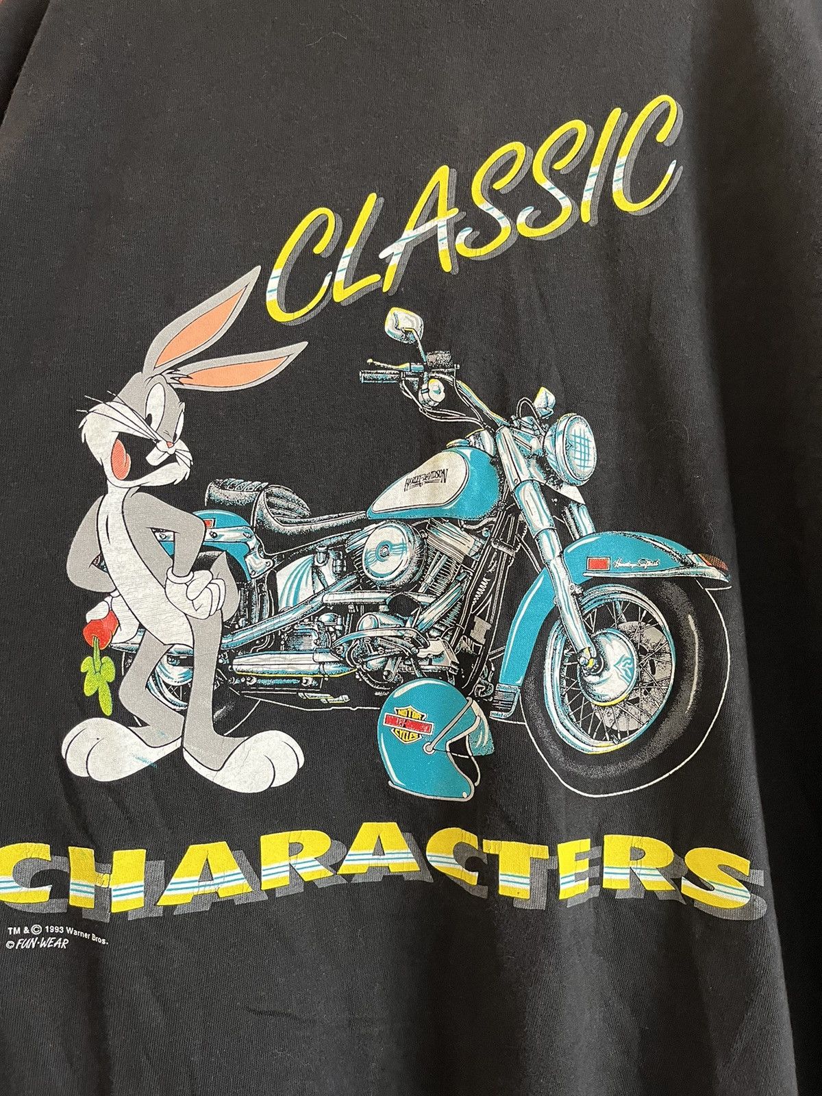 Harley Davidson Harley Davidson 1993 Looney Tunes Vintage Classic Shirt Size US L / EU 52-54 / 3 - 2 Thumbnail