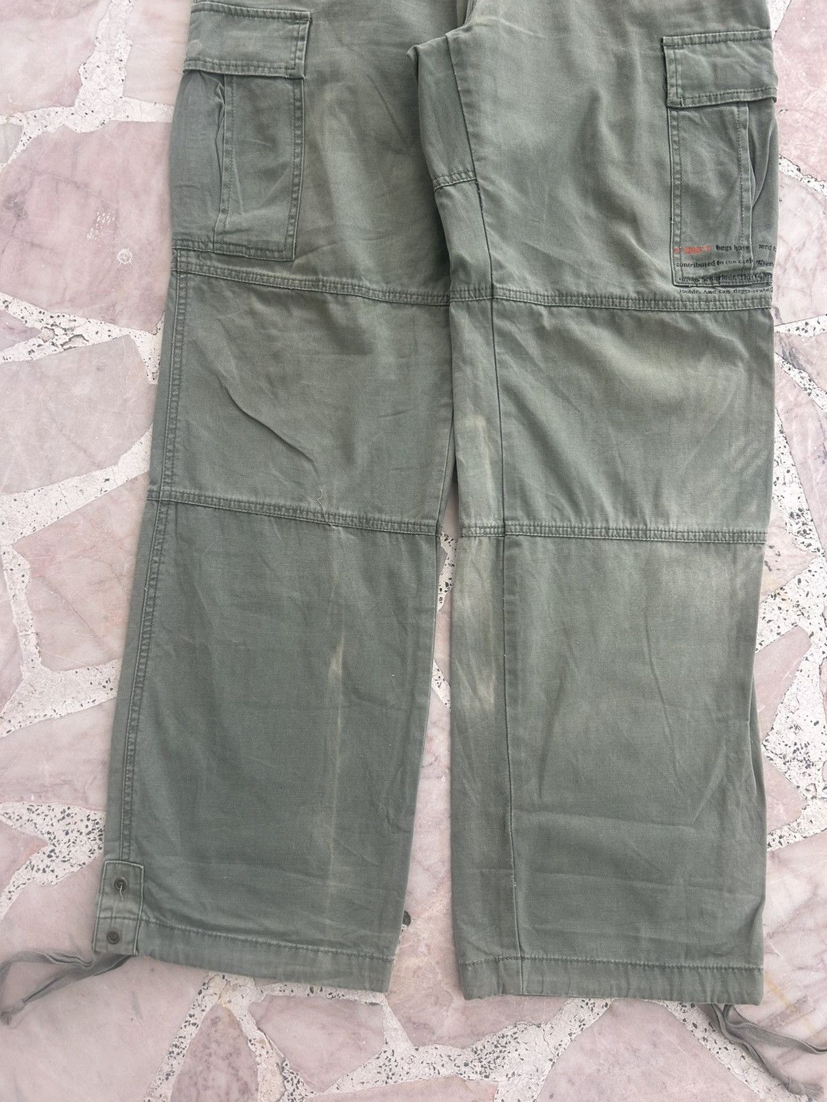 Japanese Brand K-Dist Japan Vintage Fatigue Cargo Pants Size US 34 / EU 50 - 3 Thumbnail