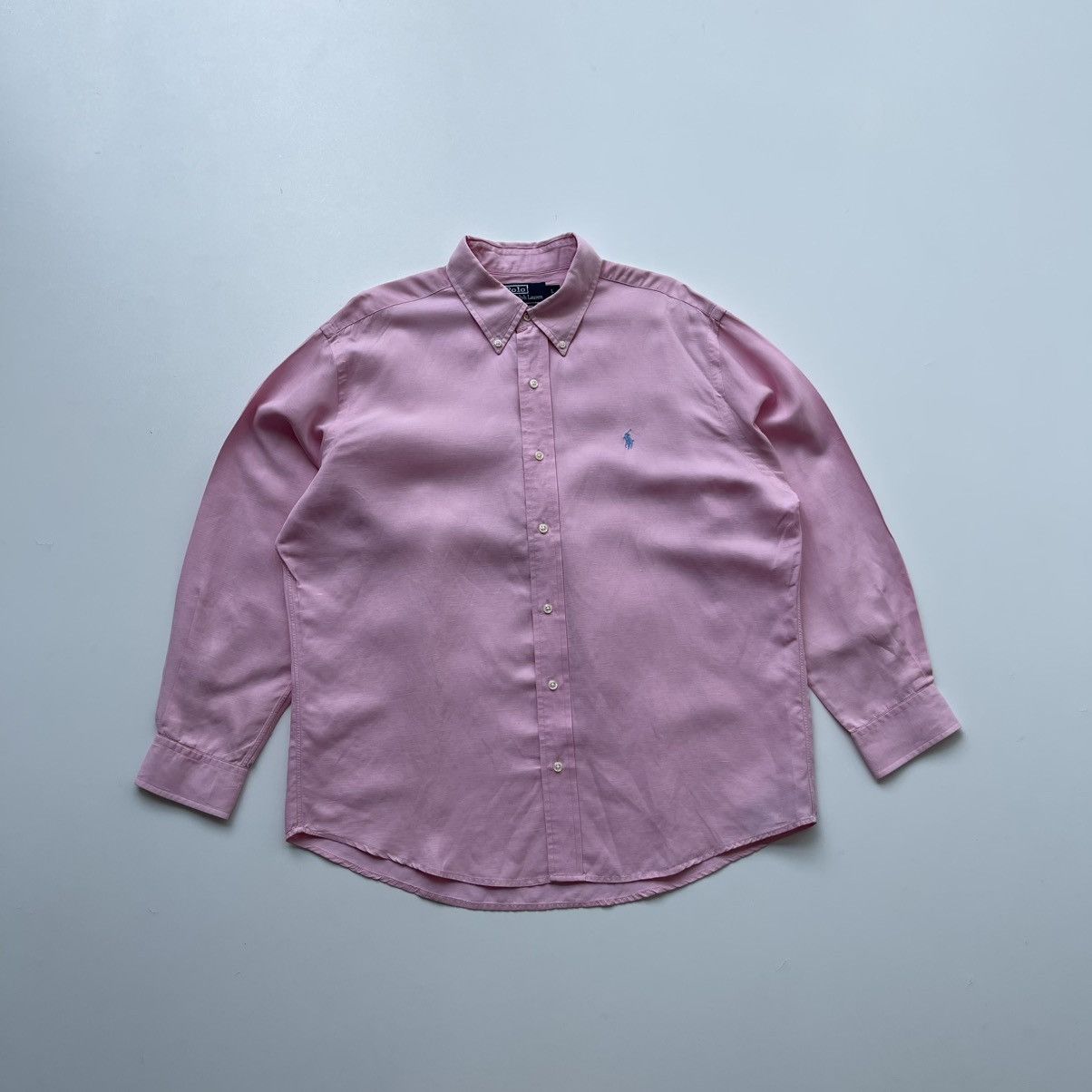 Polo Ralph Lauren Polo by Ralph Lauren Ellington Silk/Linen Button Ups Shirt Size US L / EU 52-54 / 3 - 1 Thumbnail