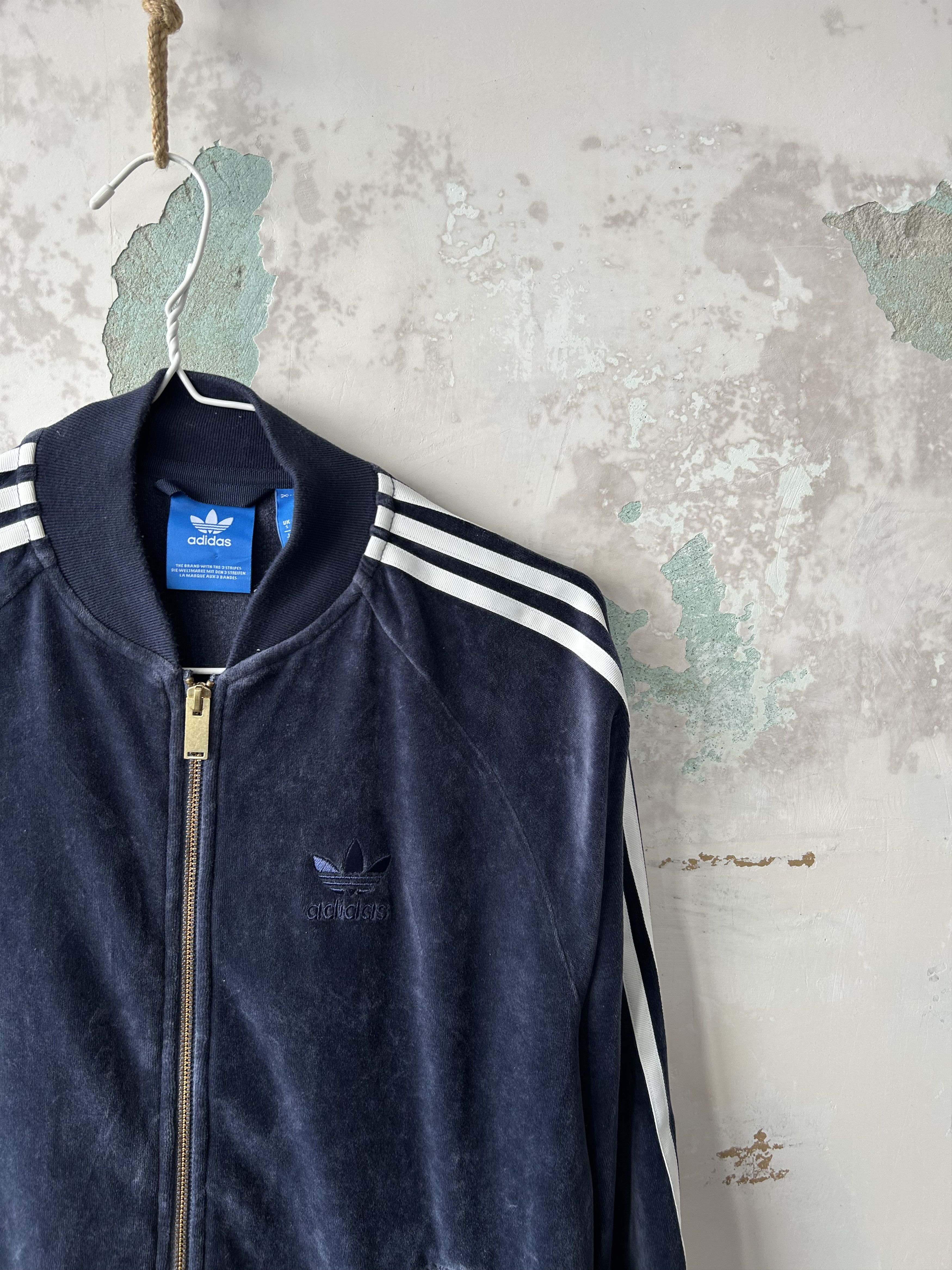 Adidas Adidas Original Mens FIREBIRD VELOUR TRACKTOP JACKET Size S Size US S / EU 44-46 / 1 - 3 Thumbnail