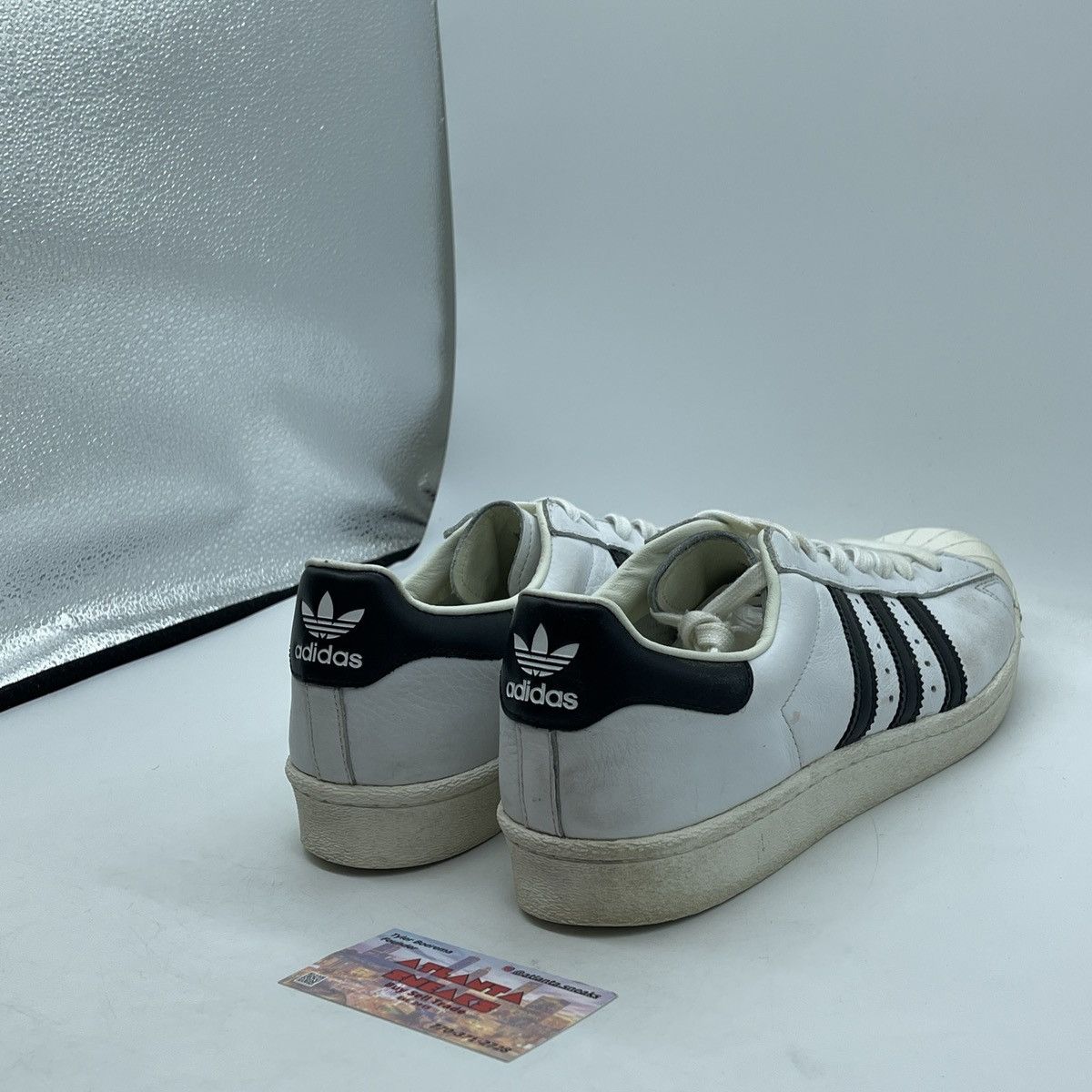 Adidas Superstar boost white Size US 12.5 / EU 45-46 - 5 Thumbnail