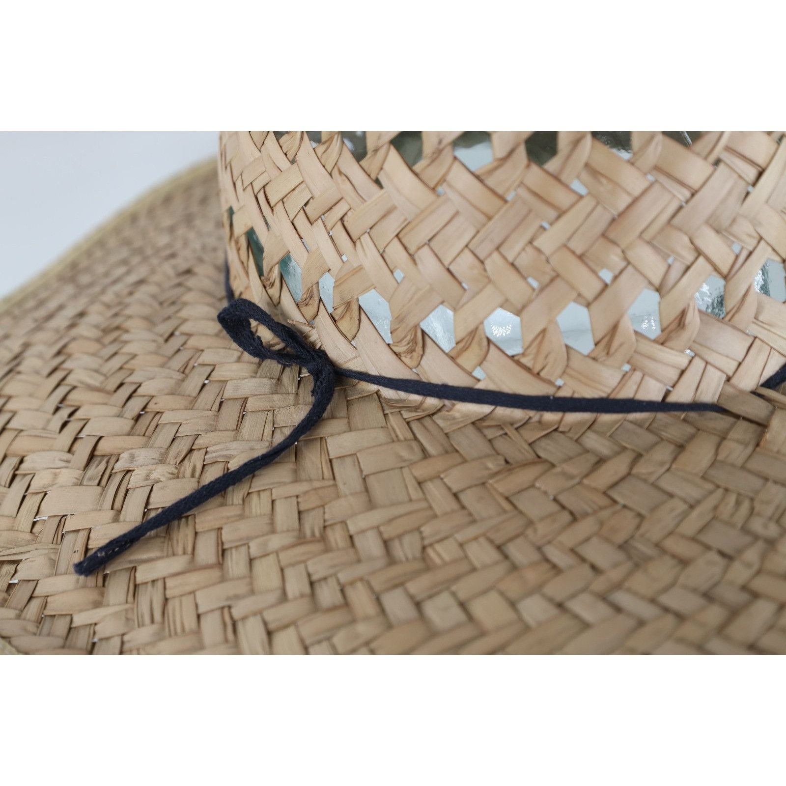 Vintage Vintage 90s Streetwear Roped Natural Wicker Straw Hat Size ONE SIZE - 2 Thumbnail