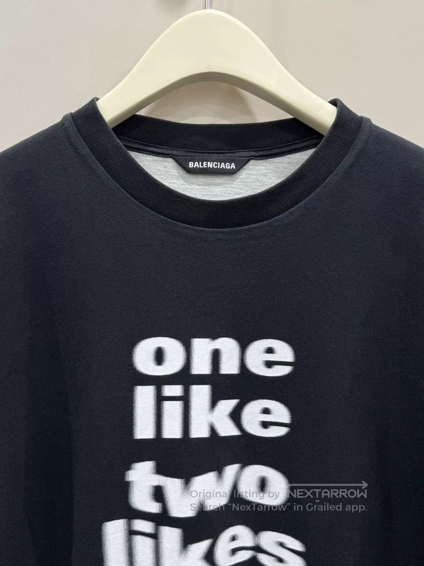 Balenciaga Balenciaga Two-Layered T-Shirt in Black. Size S / US 4 / IT 40 - 3 Thumbnail