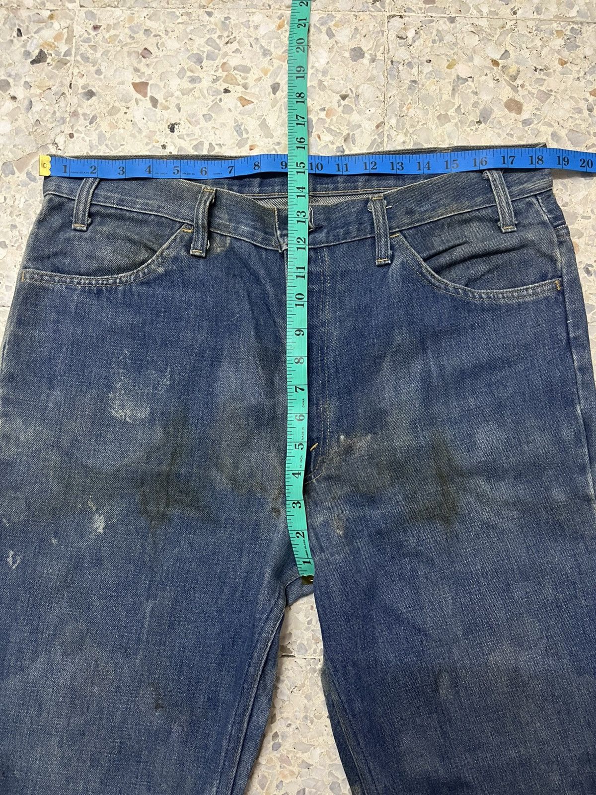 Levi's True crazy vintage rare 70s levis oren tag 646 bell bottom Size US 37 - 18 Thumbnail