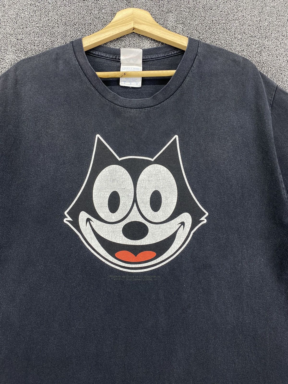 Vintage Vintage Felix Smiley The Black Cat Tees T Shirts Size US L / EU 52-54 / 3 - 5 Thumbnail