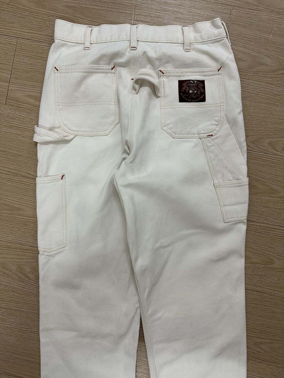 Beauty Beast × Vintage Vintage Hot Crew No 7 Perkins Double Knee Carpenter Pants Size US 29 - 9 Thumbnail