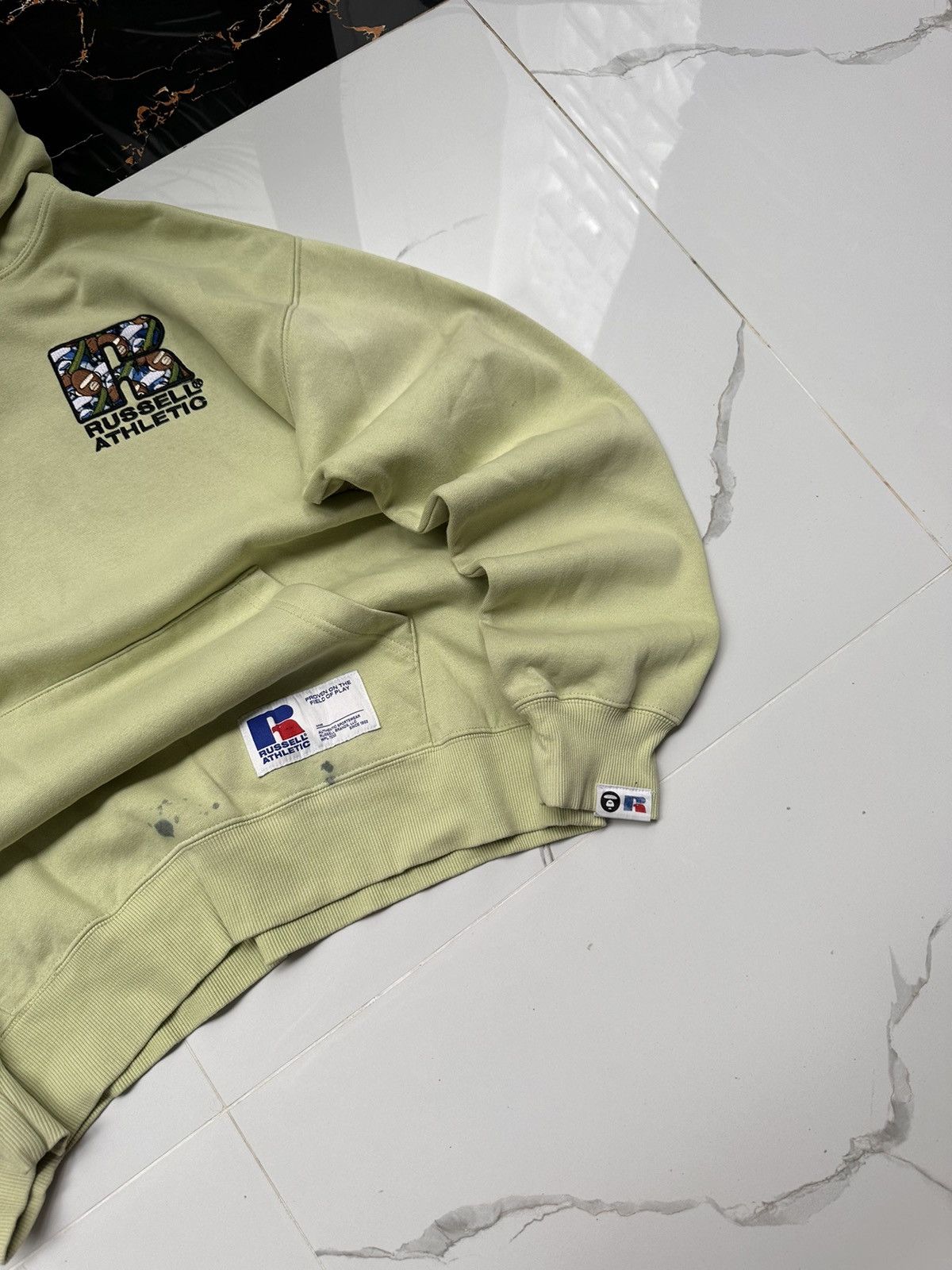 Aape × Russell Athletic × Vintage RARE! AAPE X RUSSELL ATHLETIC VINTAGE BIG LOGO HOODIE Size US M / EU 48-50 / 2 - 3 Thumbnail