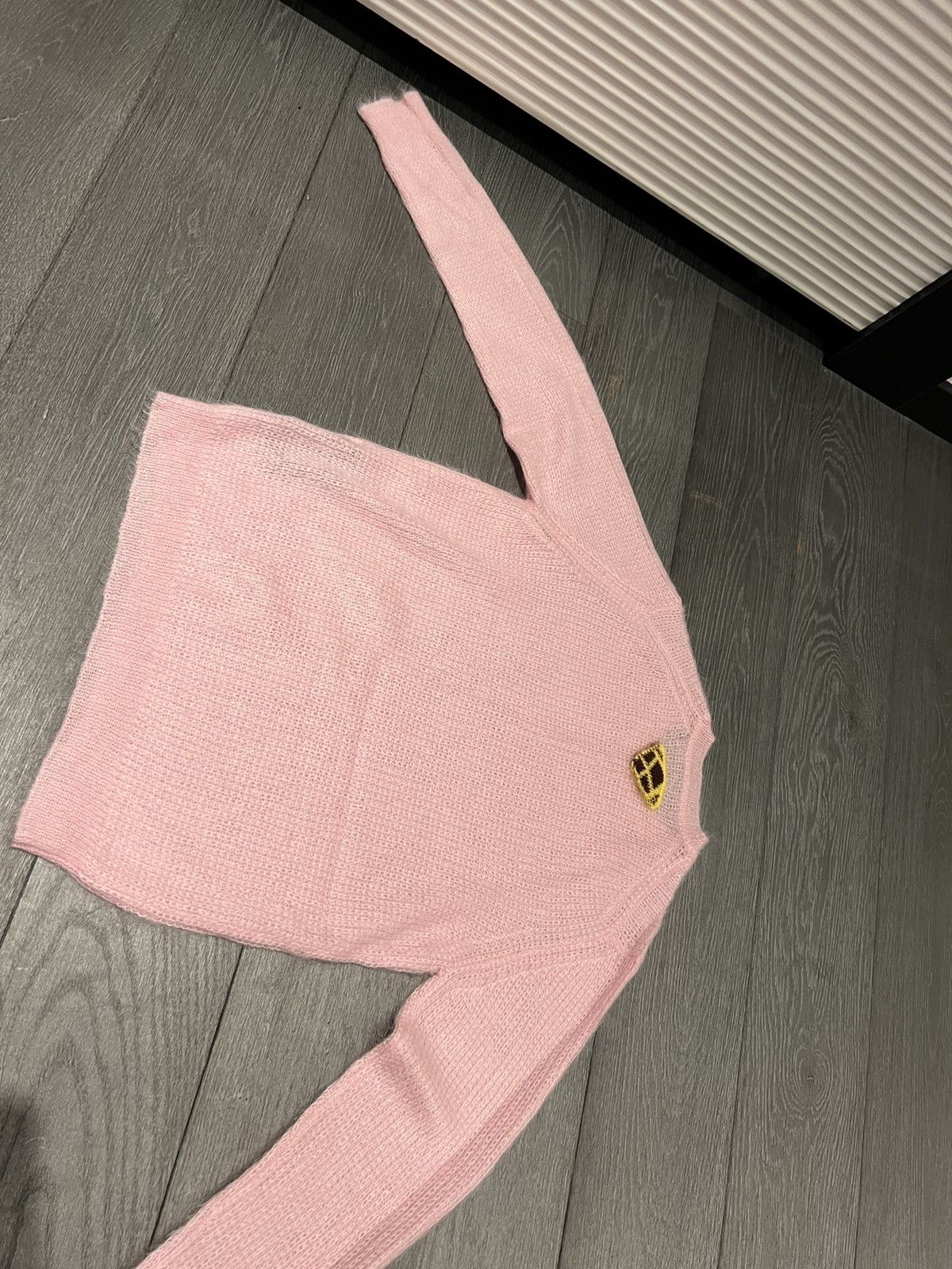 Prada Prada Crew Neck Mohair Blend Pink Sweater Size US M / EU 48-50 / 2 - 15 Thumbnail