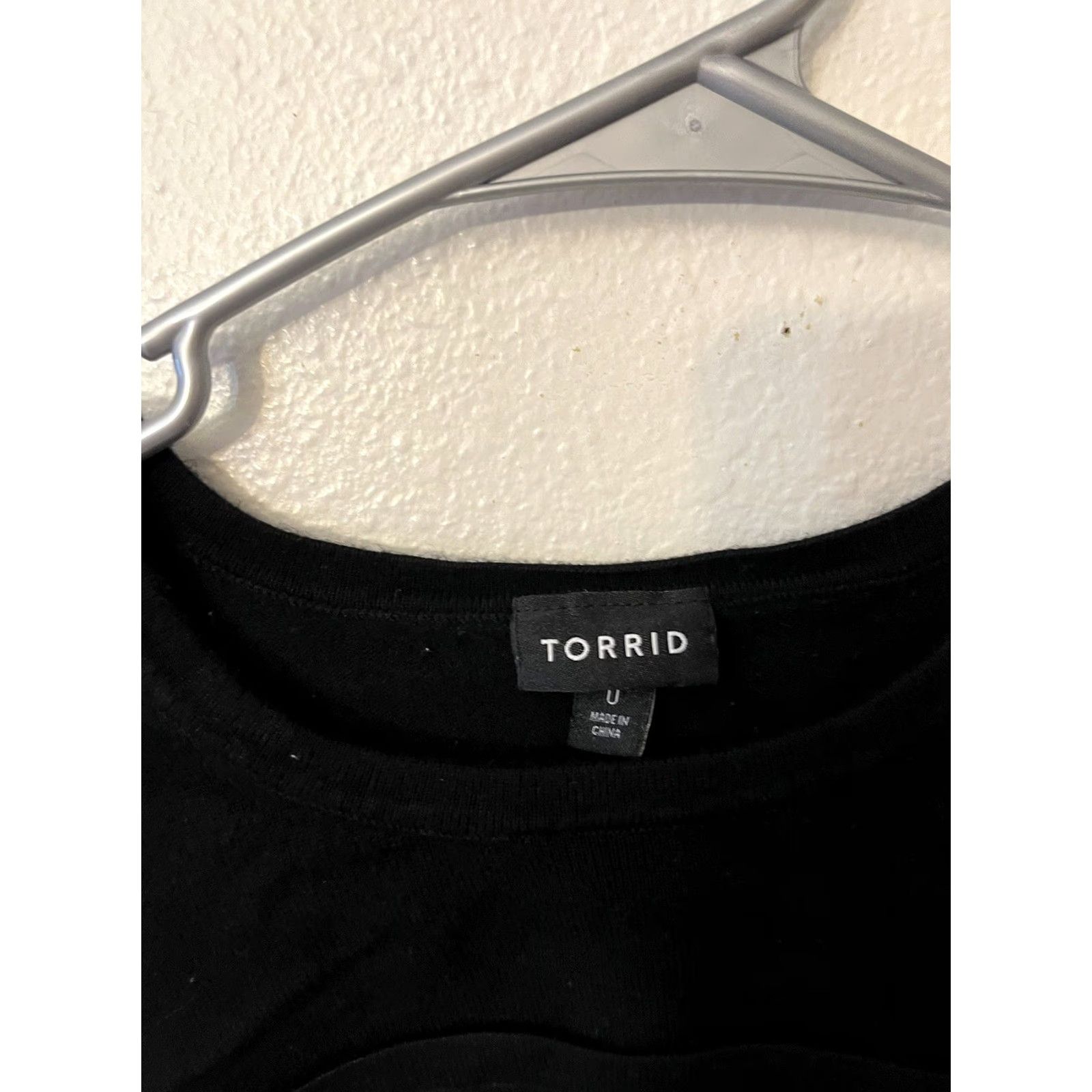 Torrid Torrid Sweater Women Plus Open Chest Crew Neck Pullover Black 0X Size XL / US 12-14 / IT 48-50 - 2 Thumbnail