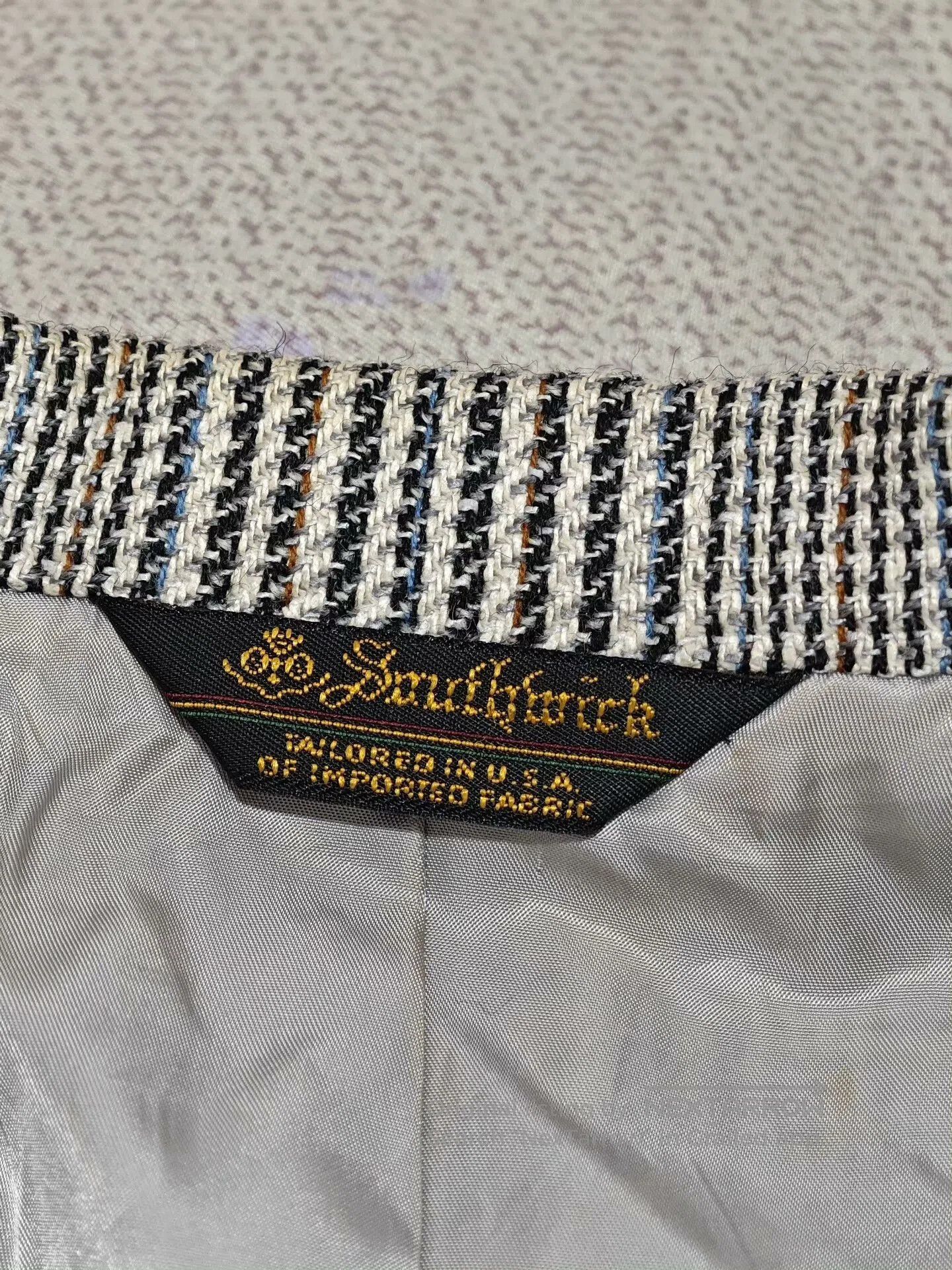 Southwick Custom Southwick Wool Blend Suit. Size US L / EU 52-54 / 3 - 8 Thumbnail