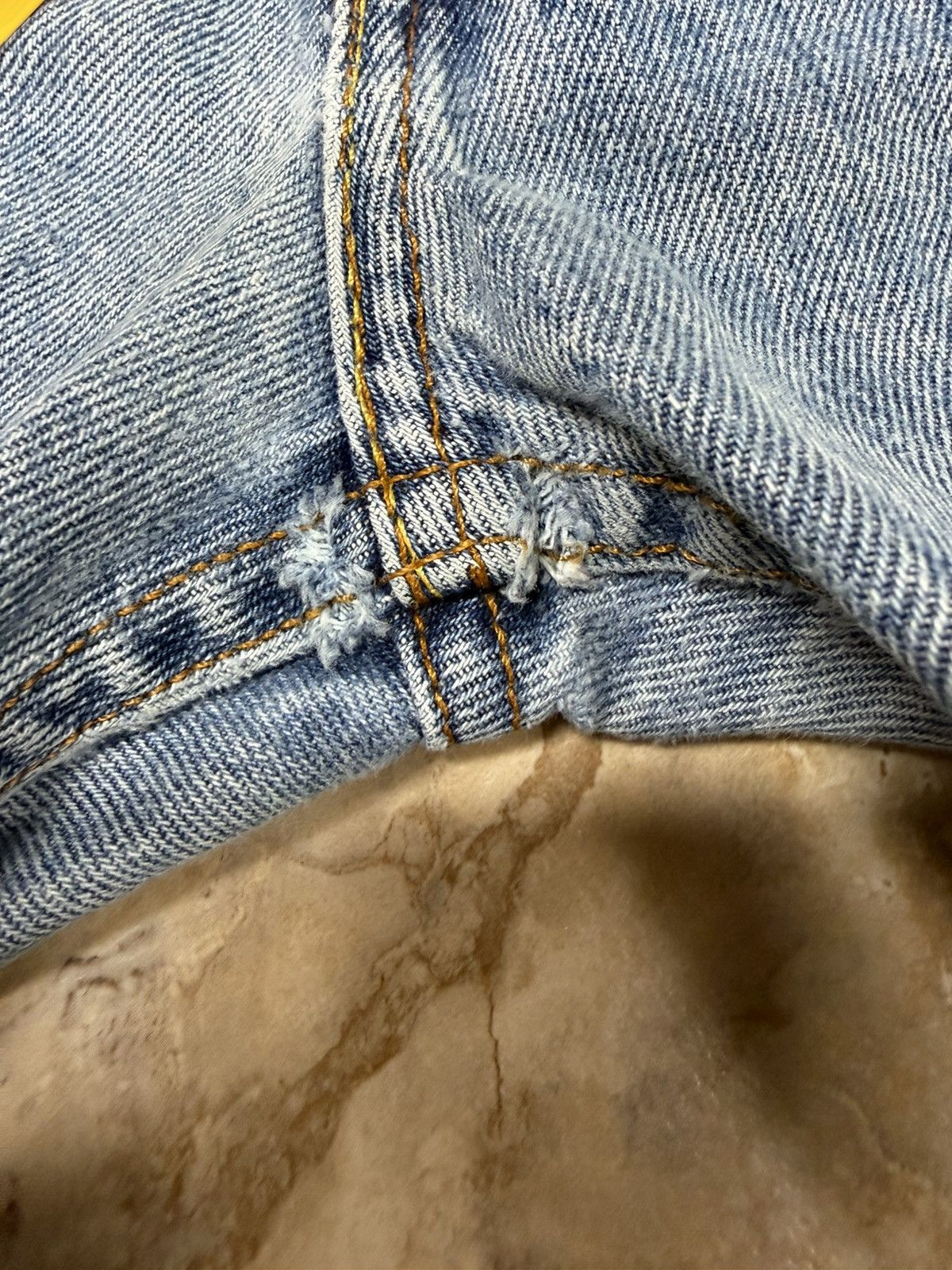 Levi's Levi’s Vintage Light Wash Distressed Jeans Size US 34 / EU 50 - 7 Thumbnail