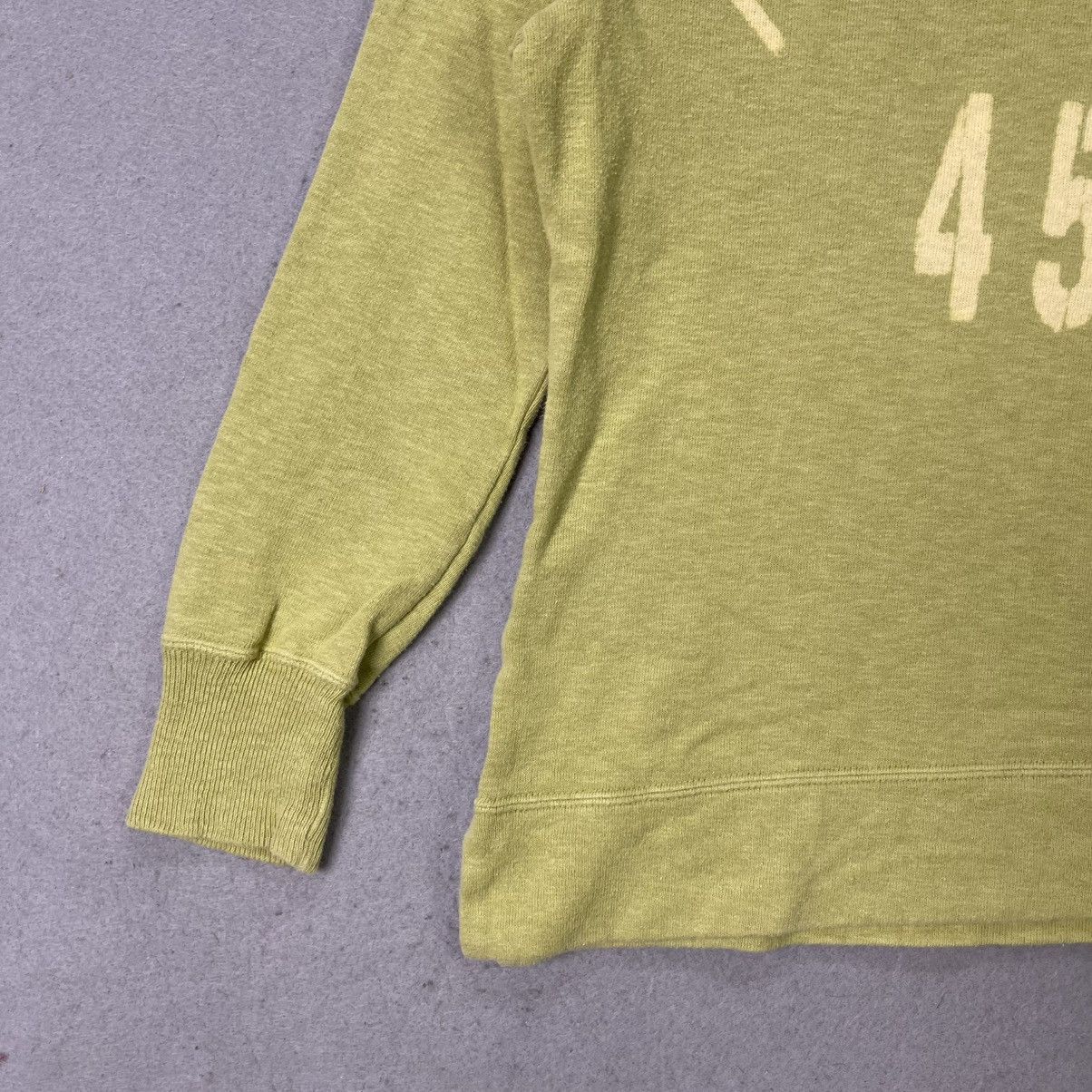 45rpm 90s 45R Indigo “Forty Five 45” Crewneck Sweatshirt Size S / US 4 / IT 40 - 5 Thumbnail