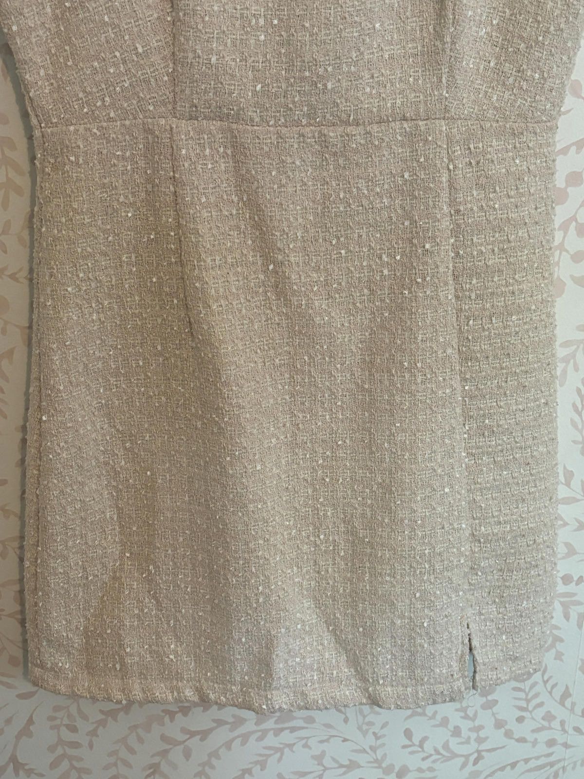 Designer NWT Elegant THIRTY/THIRTY Tweed Tank Dress Size L / US 10 / IT 46 - 3 Thumbnail