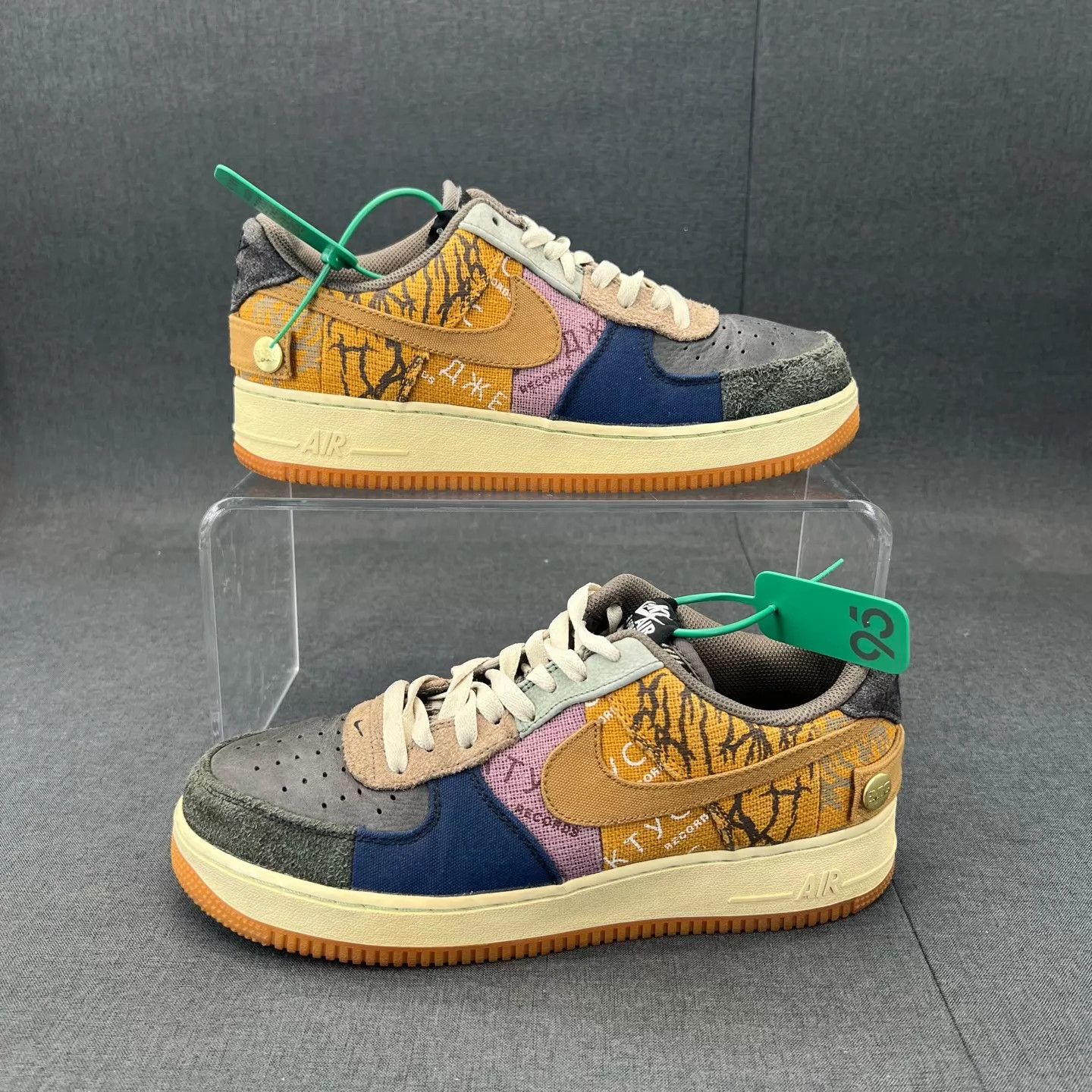 Nike AF1 x TS Colorblock Khaki 43 New With Box Size US 10 / EU 43 - 3 Thumbnail