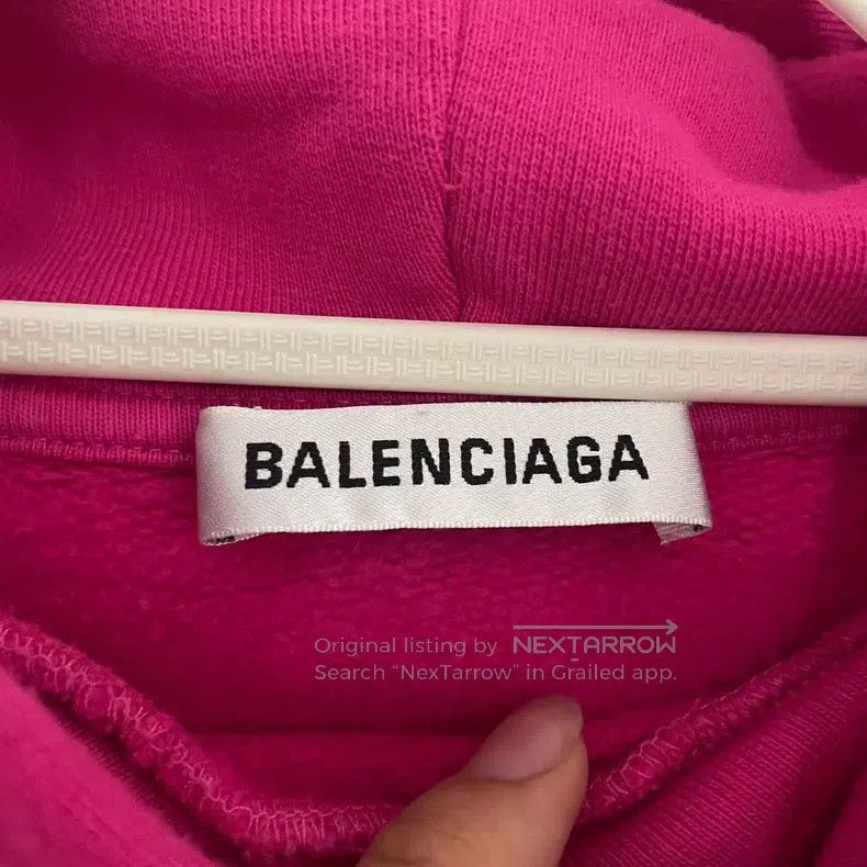 Other Balenciaga Pink Eiffel Tower Print Hoodie Size US M / EU 48-50 / 2 - 3 Thumbnail