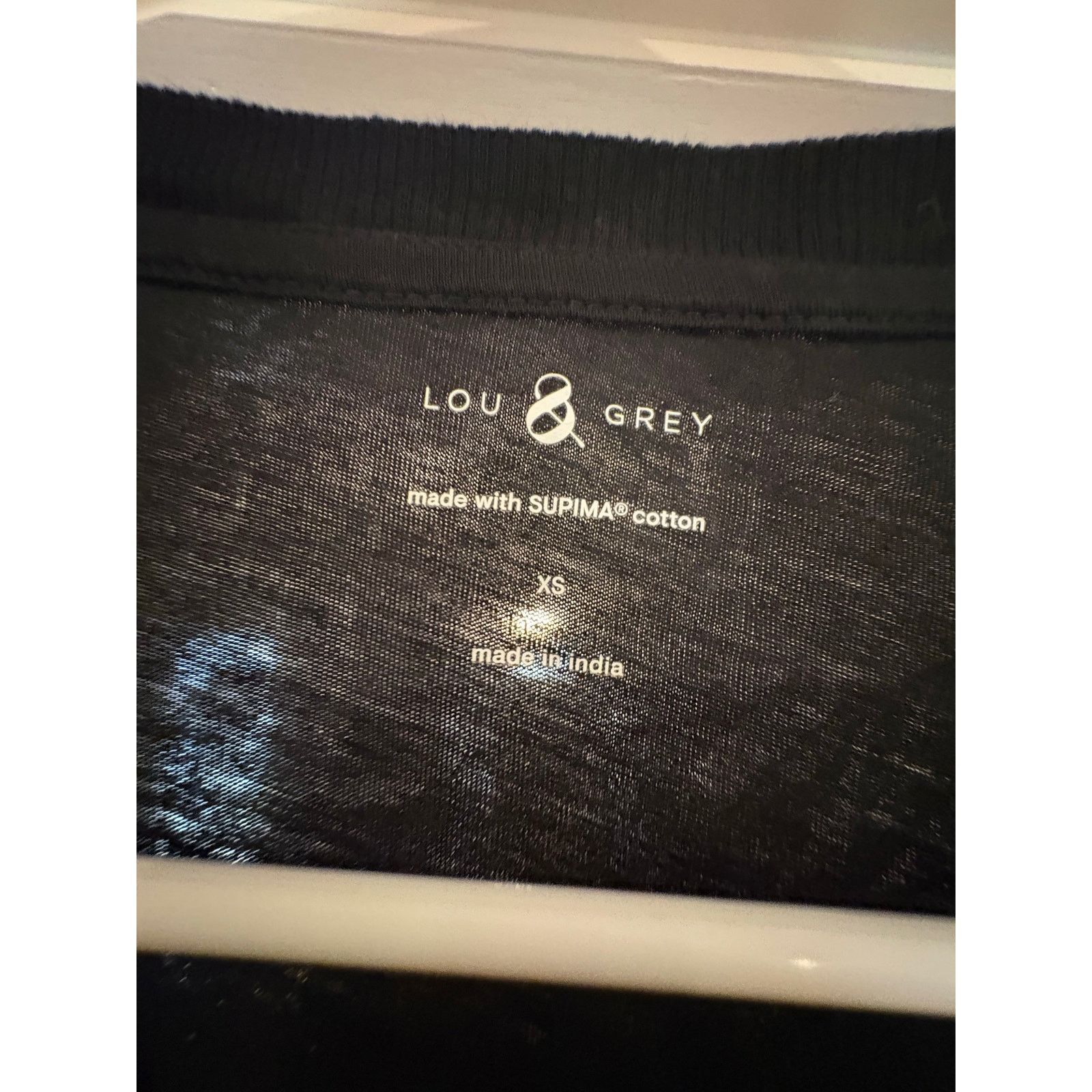 Lou & Grey Lou & Grey Black Supima Cotton Pocket Tee Women’s XS Size XS / US 0-2 / IT 36-38 - 3 Thumbnail