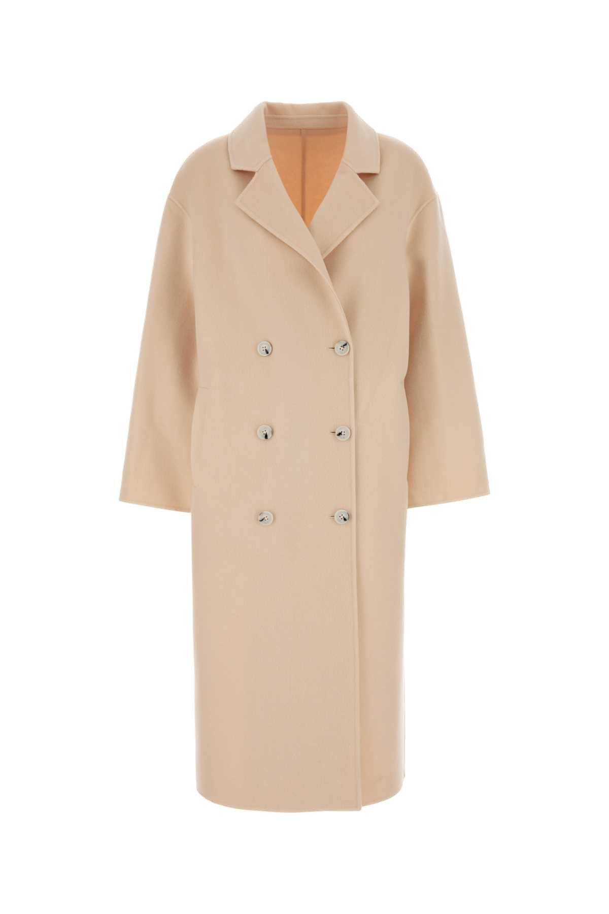 Loulou de Saison Pastel Pink Wool Blend Borneo Coat Size XXS / US 00 / IT 34 - 1 Thumbnail