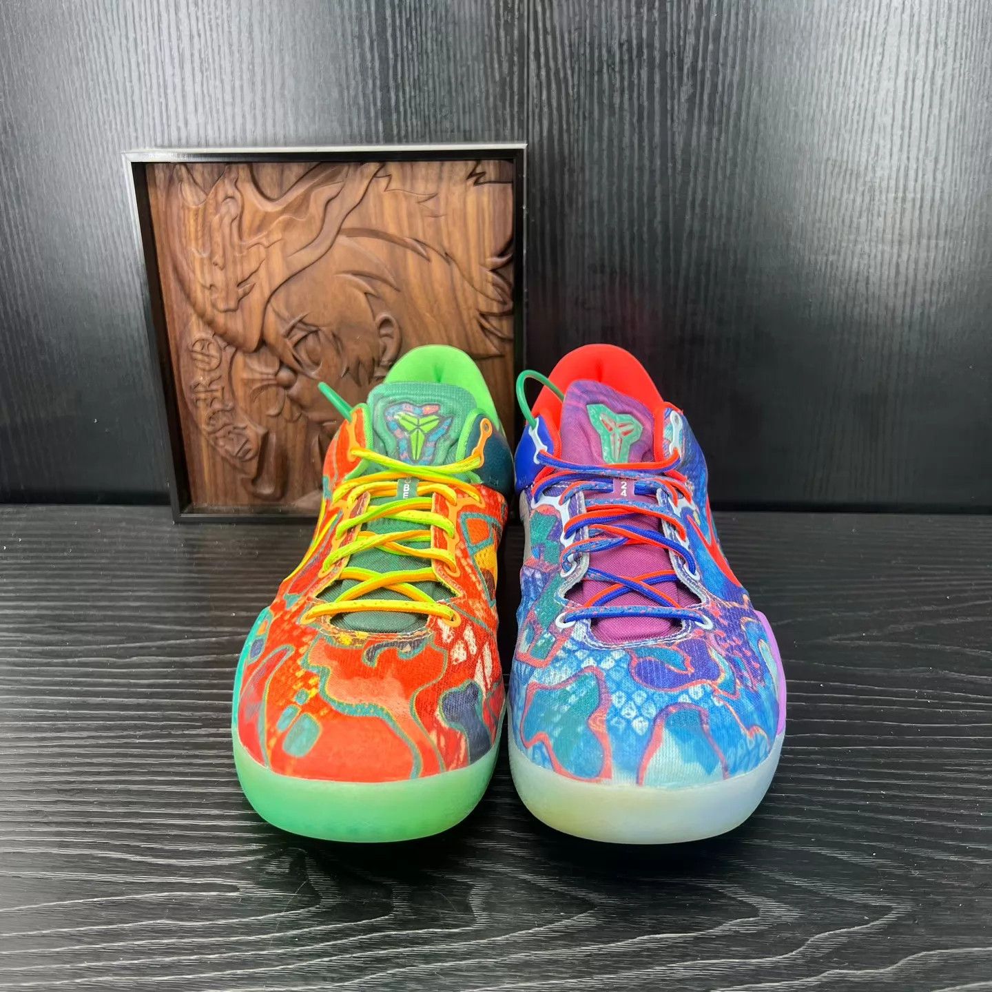 Nike ZK8 Orange Blue TwoTone 44.5 Light Wear Oxidation Size US 10.5 / EU 43-44 - 4 Thumbnail